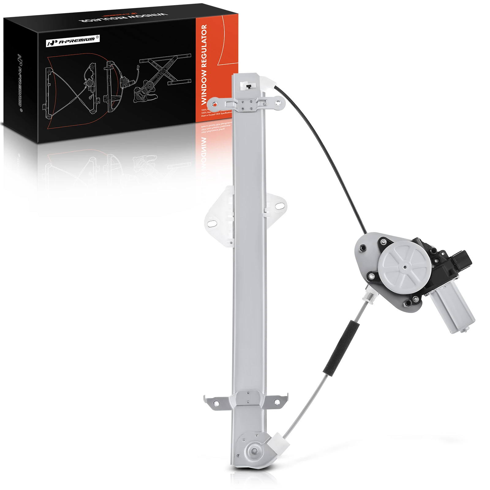 2010-2014 Subaru Outback 1-Pc Power Window Regulator and Motor Assembly Front Right Passenger Side Electric with Motor A-Premium APWR0708