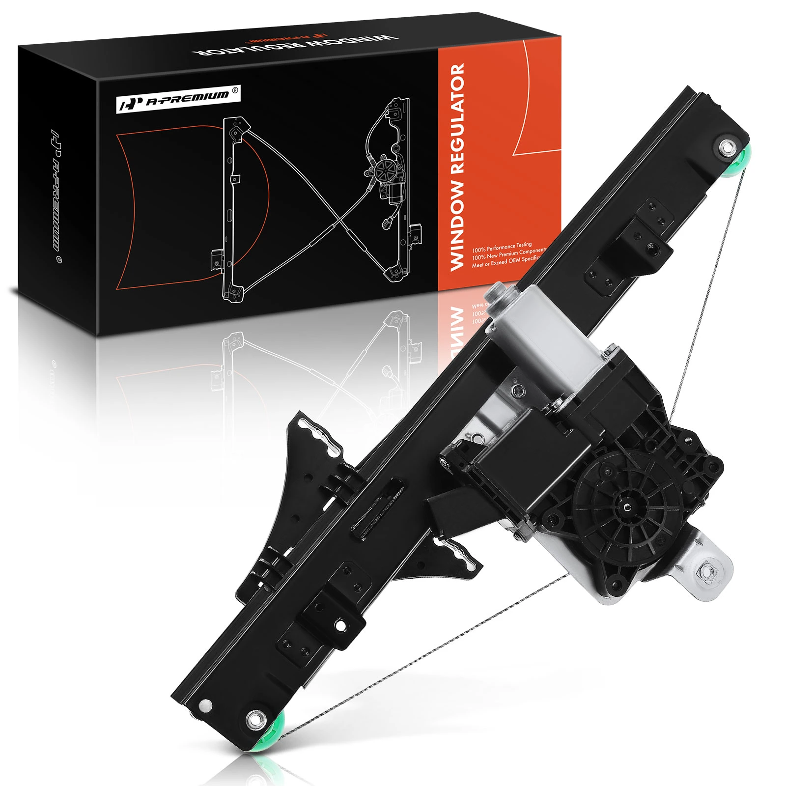 Rear Driver Power Window Motor & Regulator Assembly