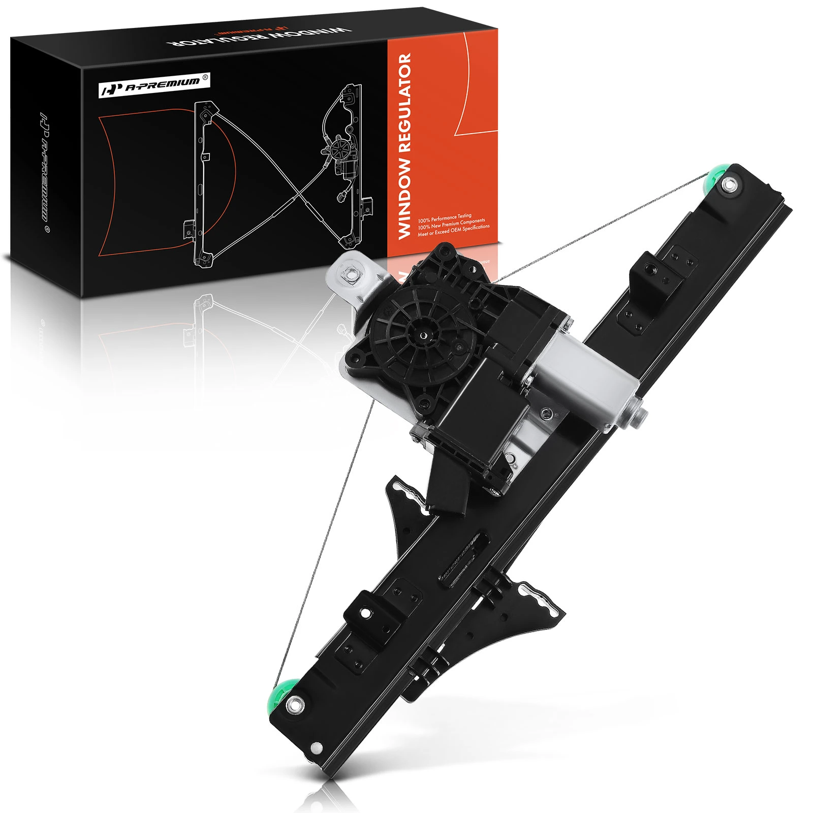 Rear Passenger Power Window Motor & Regulator Assembly