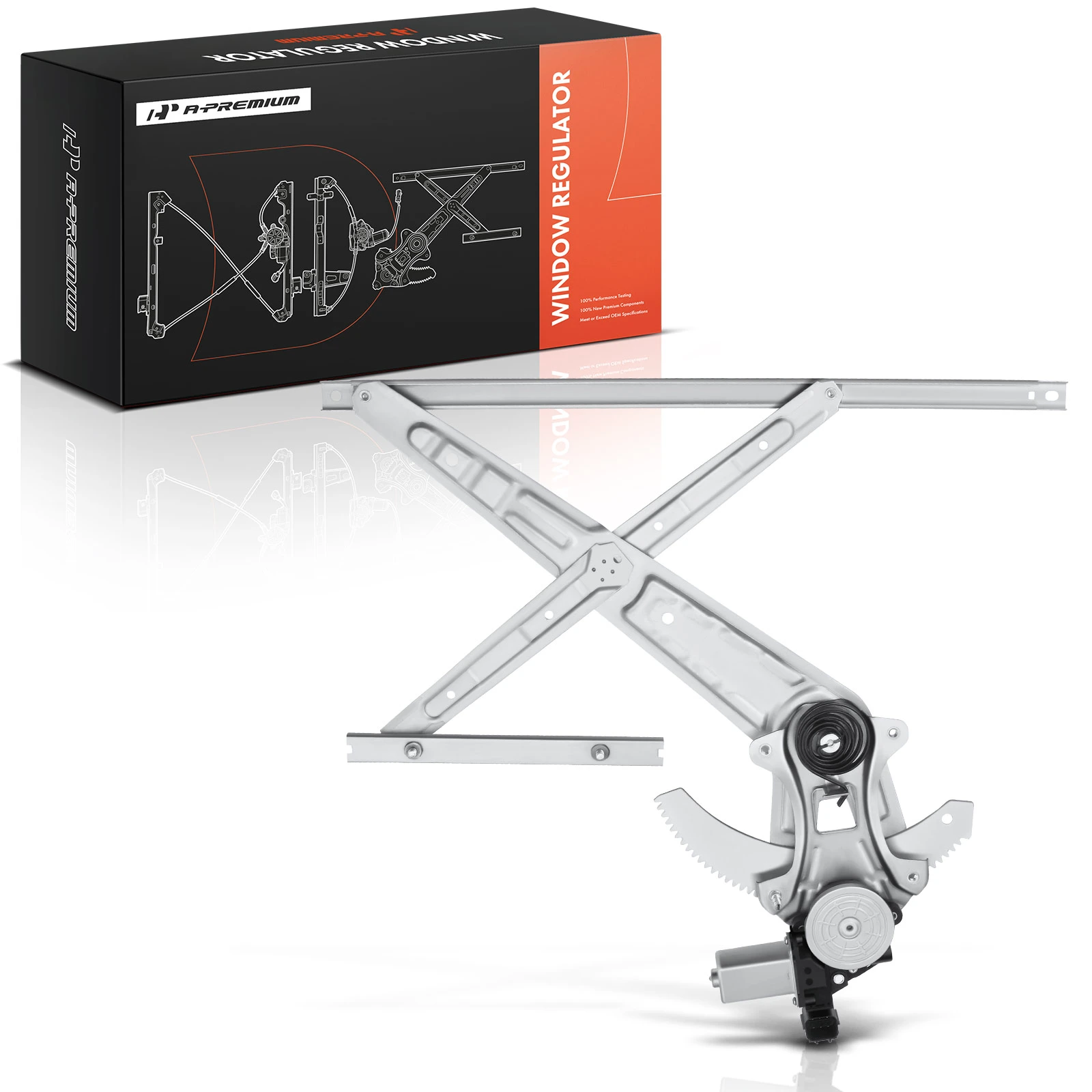 Front Passenger Power Window Motor & Regulator Assembly