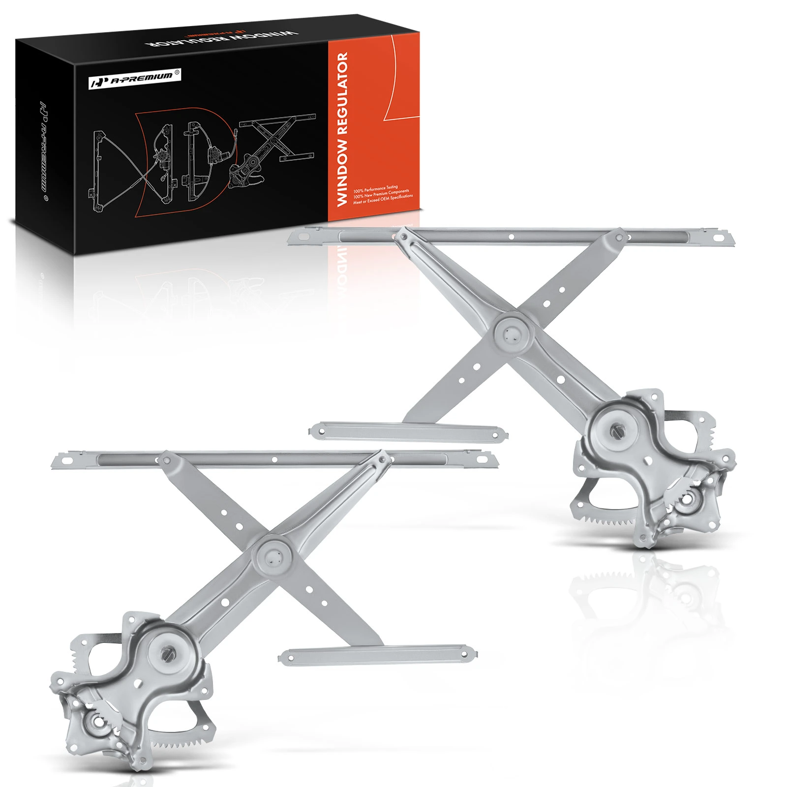 2 Pcs Power Window Regulator