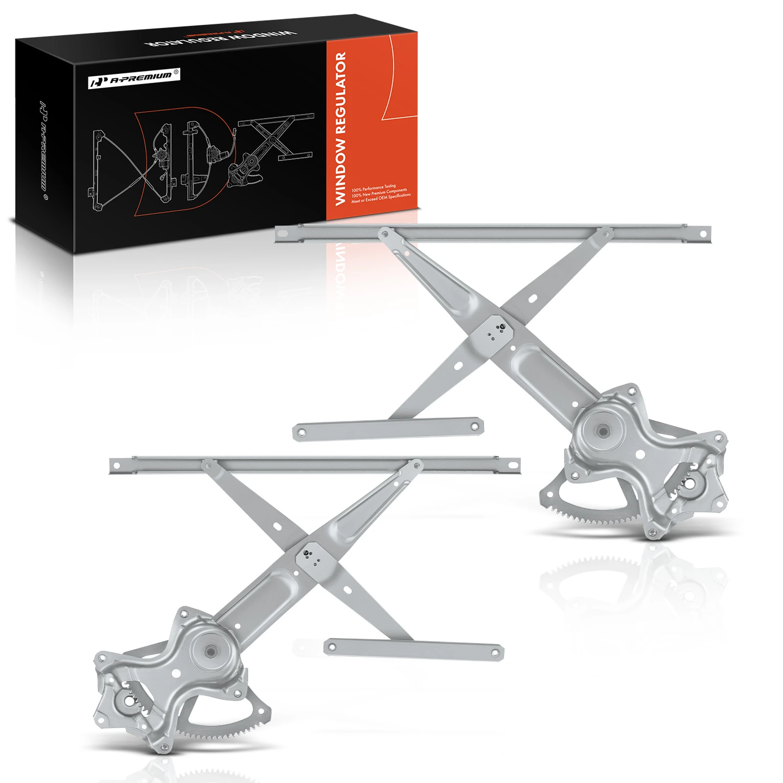 2 Pcs Power Window Regulator