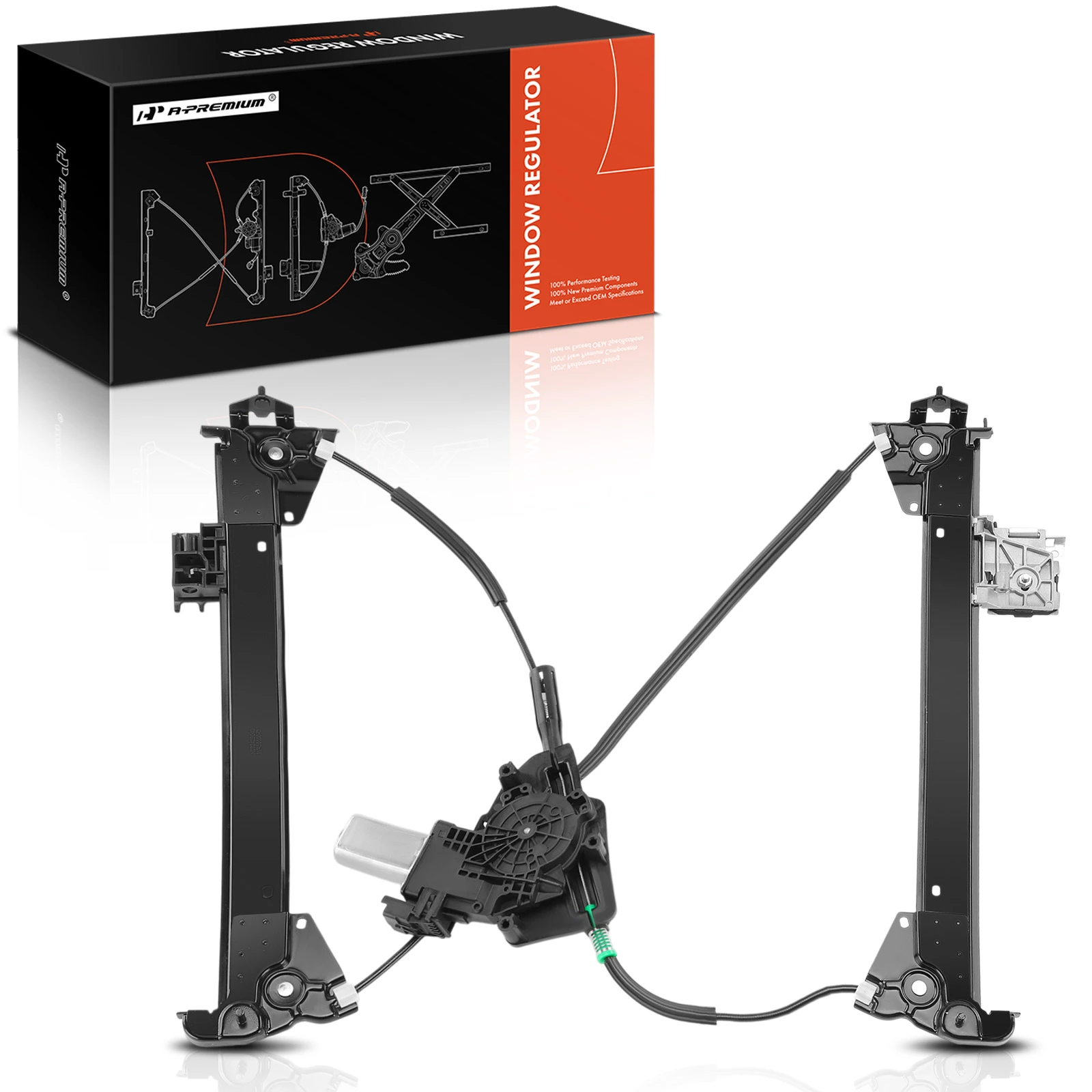 1-Pc Window Regulator Front Left Driver Side Electric with Motor A-Premium APWR3438