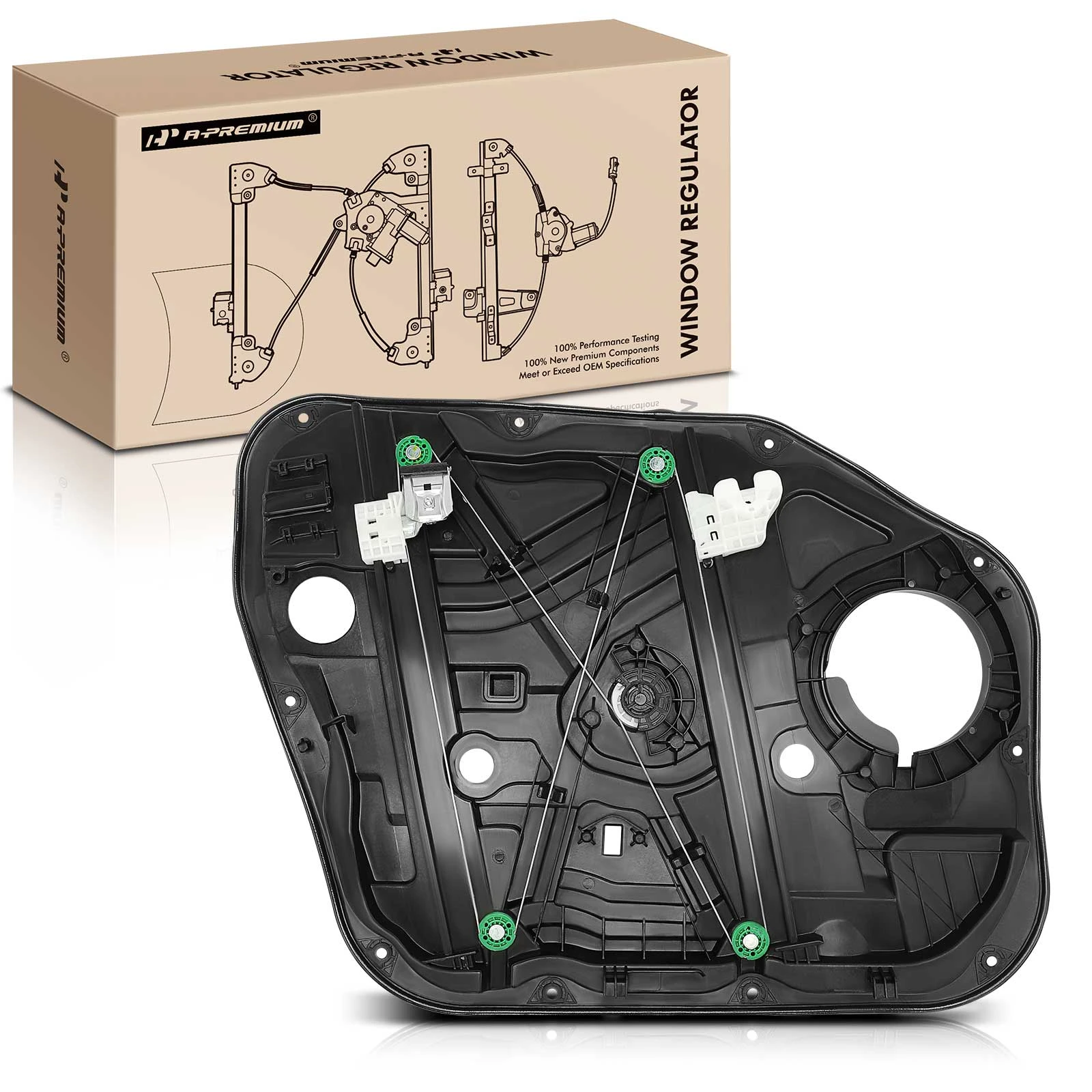2016-2022 Hyundai Tucson 1pc Power Window Regulator Front Right Passenger Side Electric A-Premium APWR3107