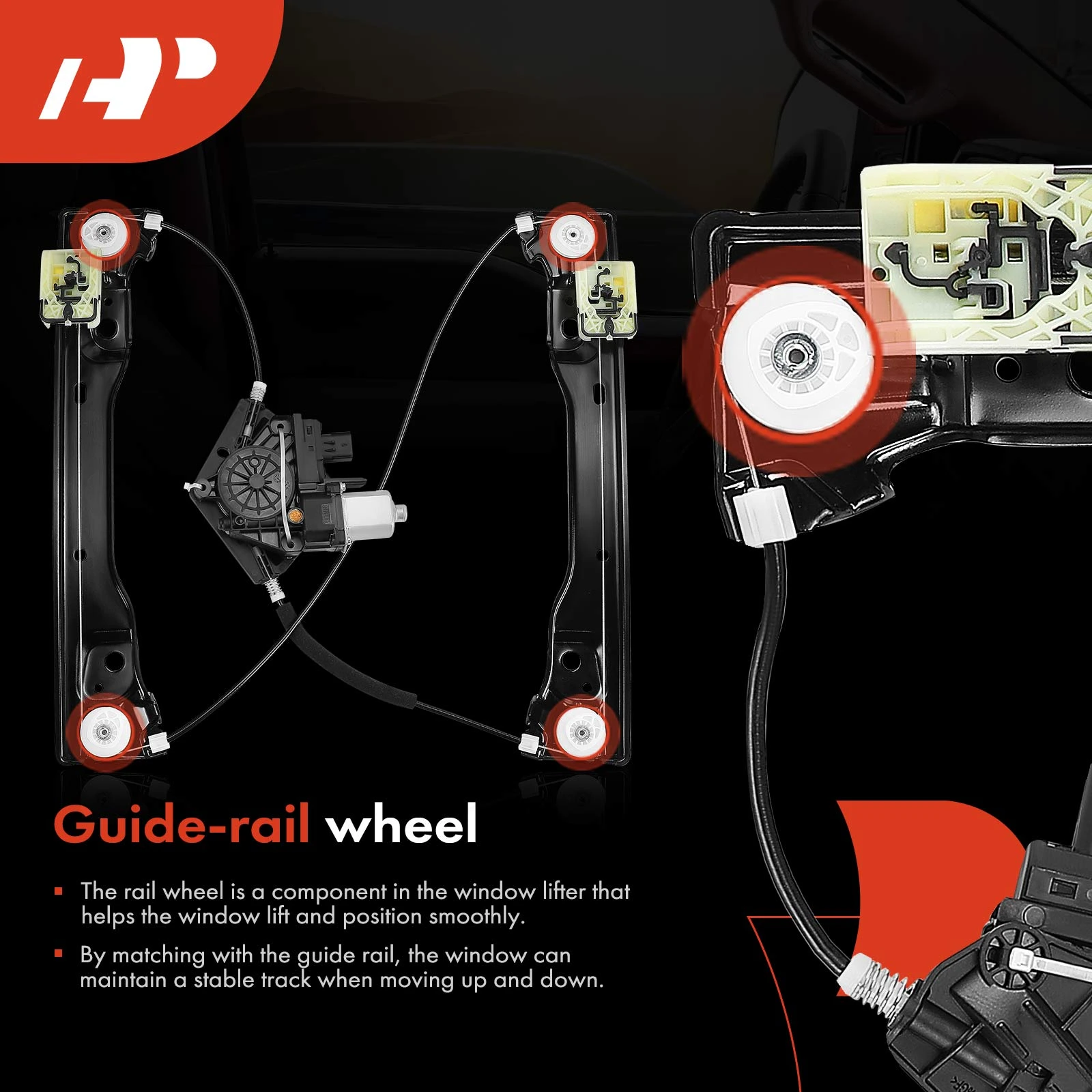A-Premium Electric Power Window Regulator With Motor Compatible