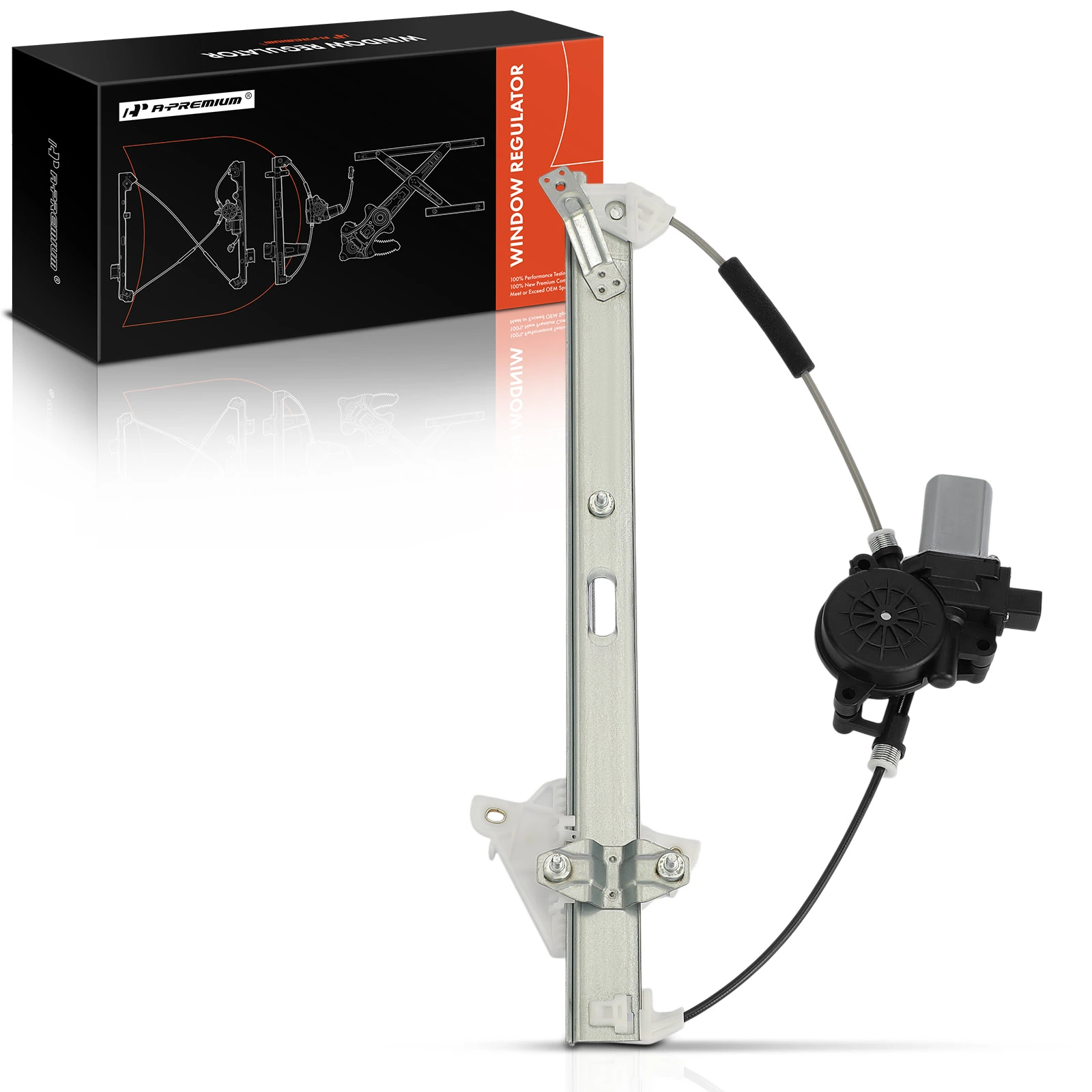 Front Driver Power Window Regulator with Motor