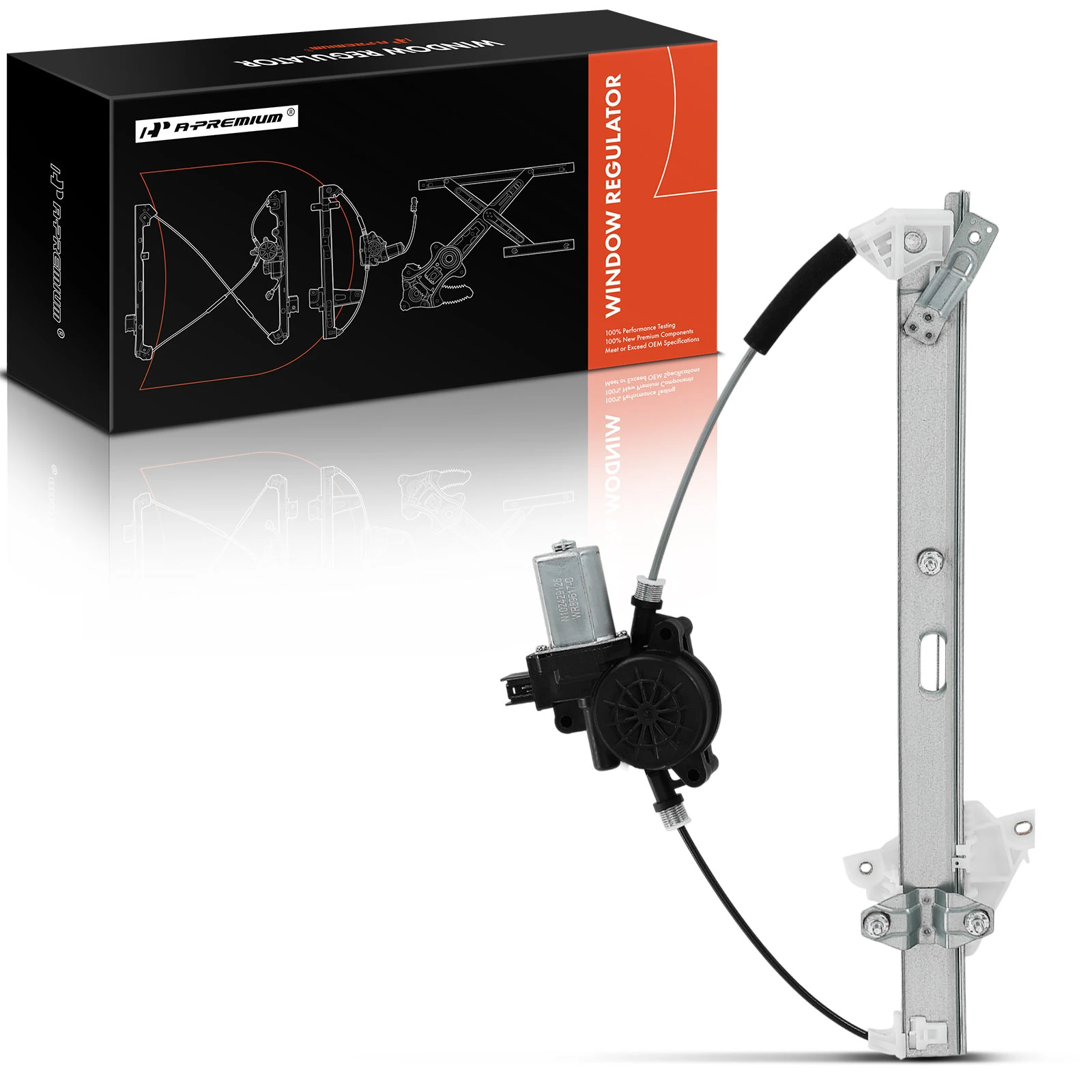 Front Passenger Power Window Regulator Assembly