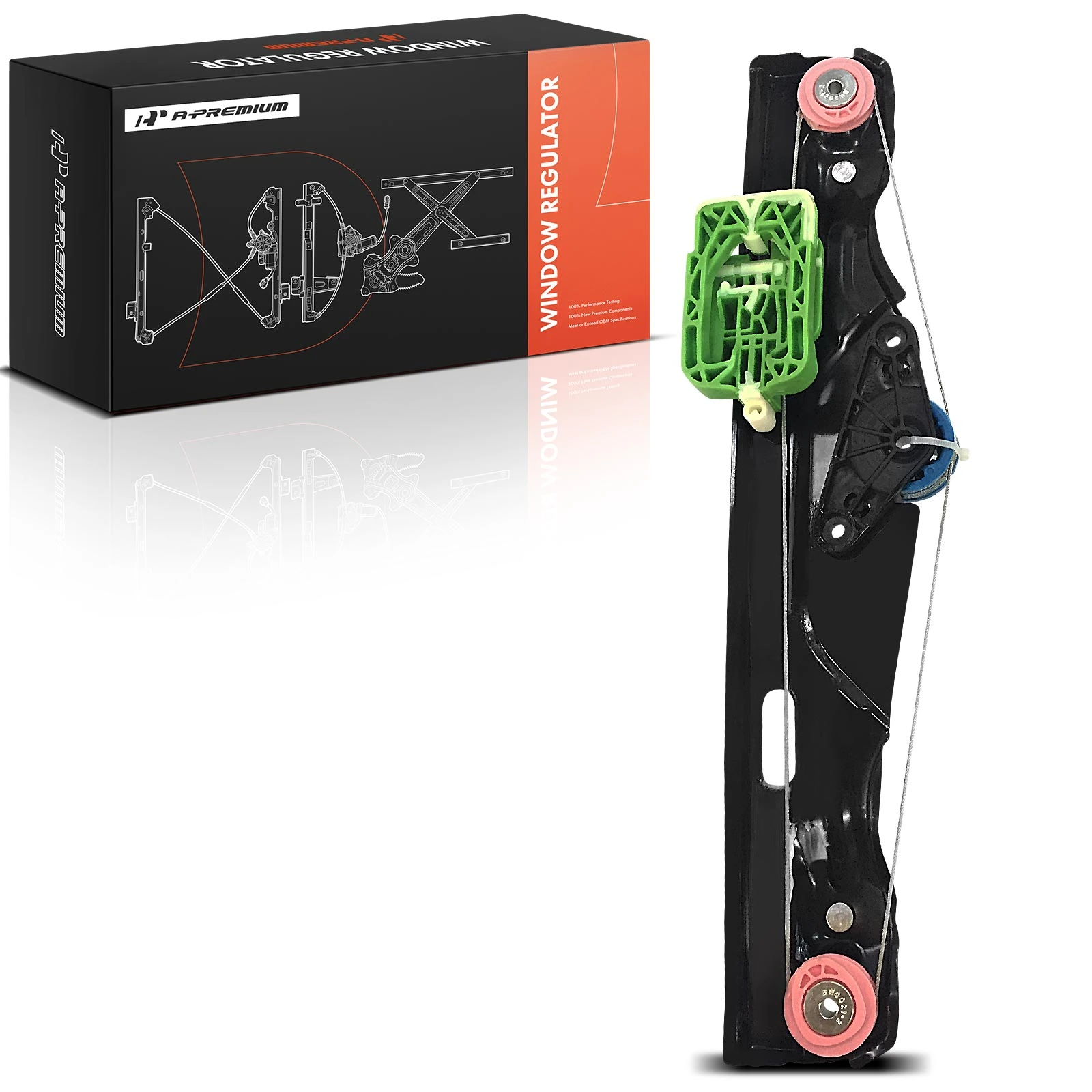 2016-2024 Mini Cooper Clubman 1pc Window Regulator Rear Right Passenger Side A-Premium APWR3830TW