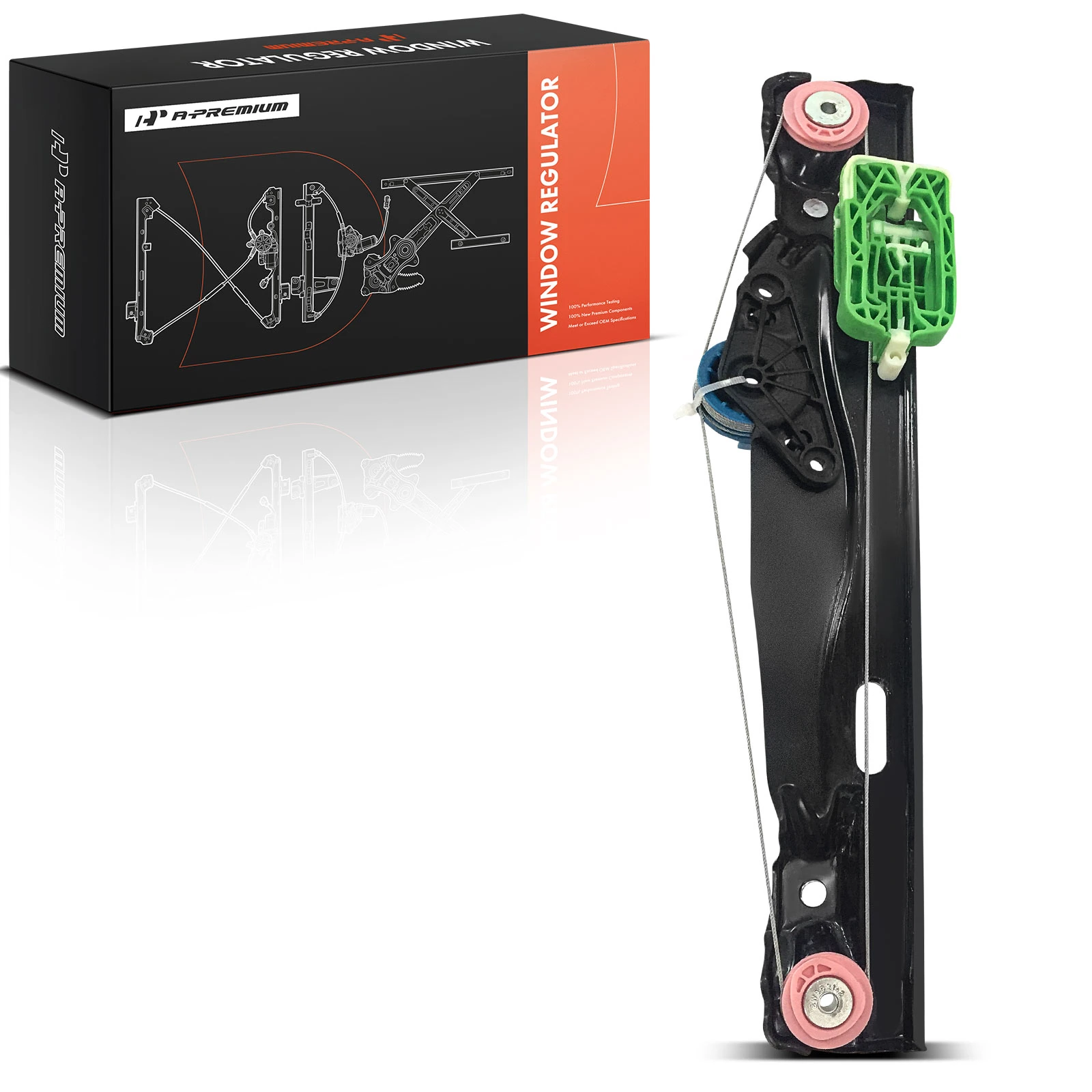 2014-2023 Mini Cooper 1pc Window Regulator Rear Left Driver Side A-Premium APWR3831TW