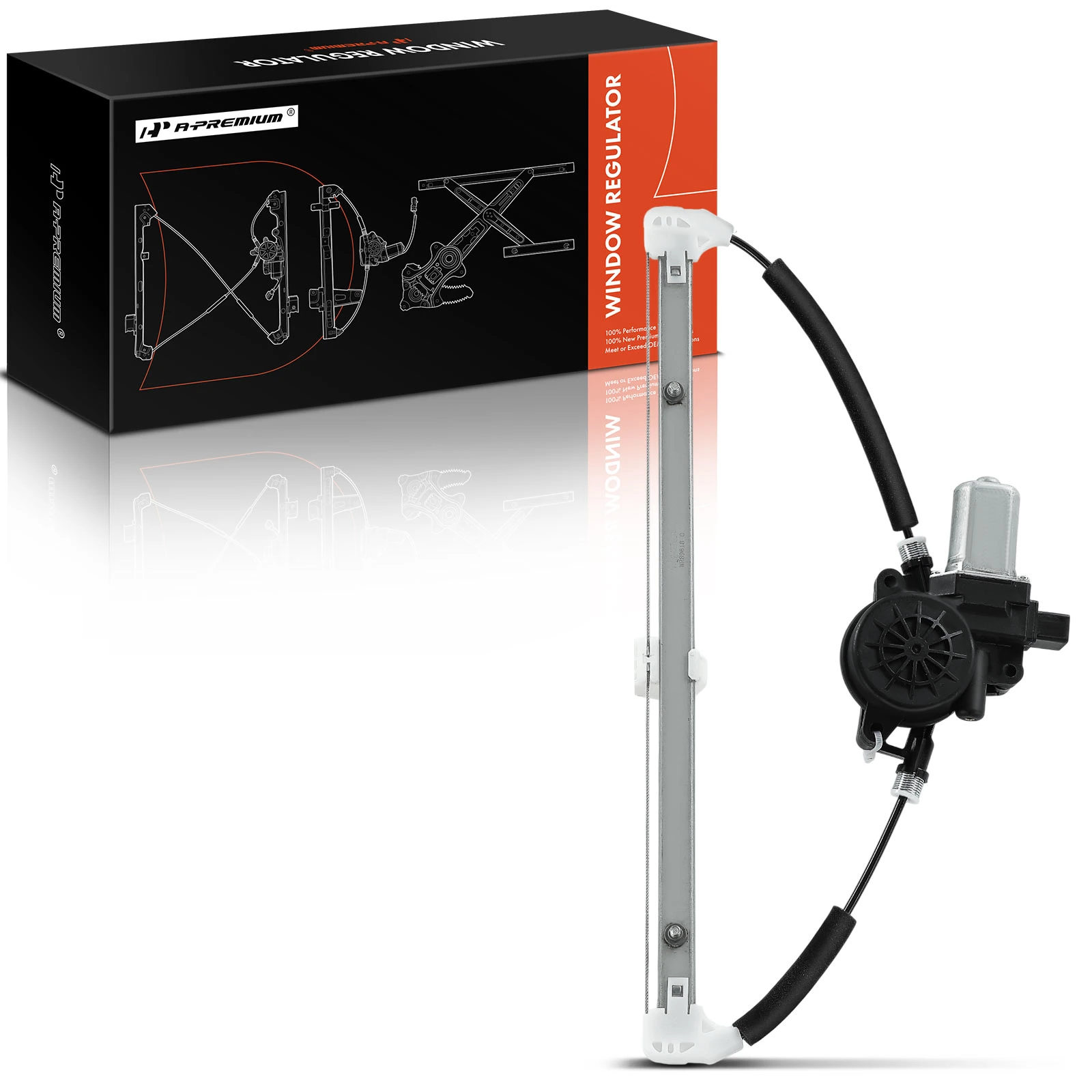 Front Driver Power Window Regulator Assembly