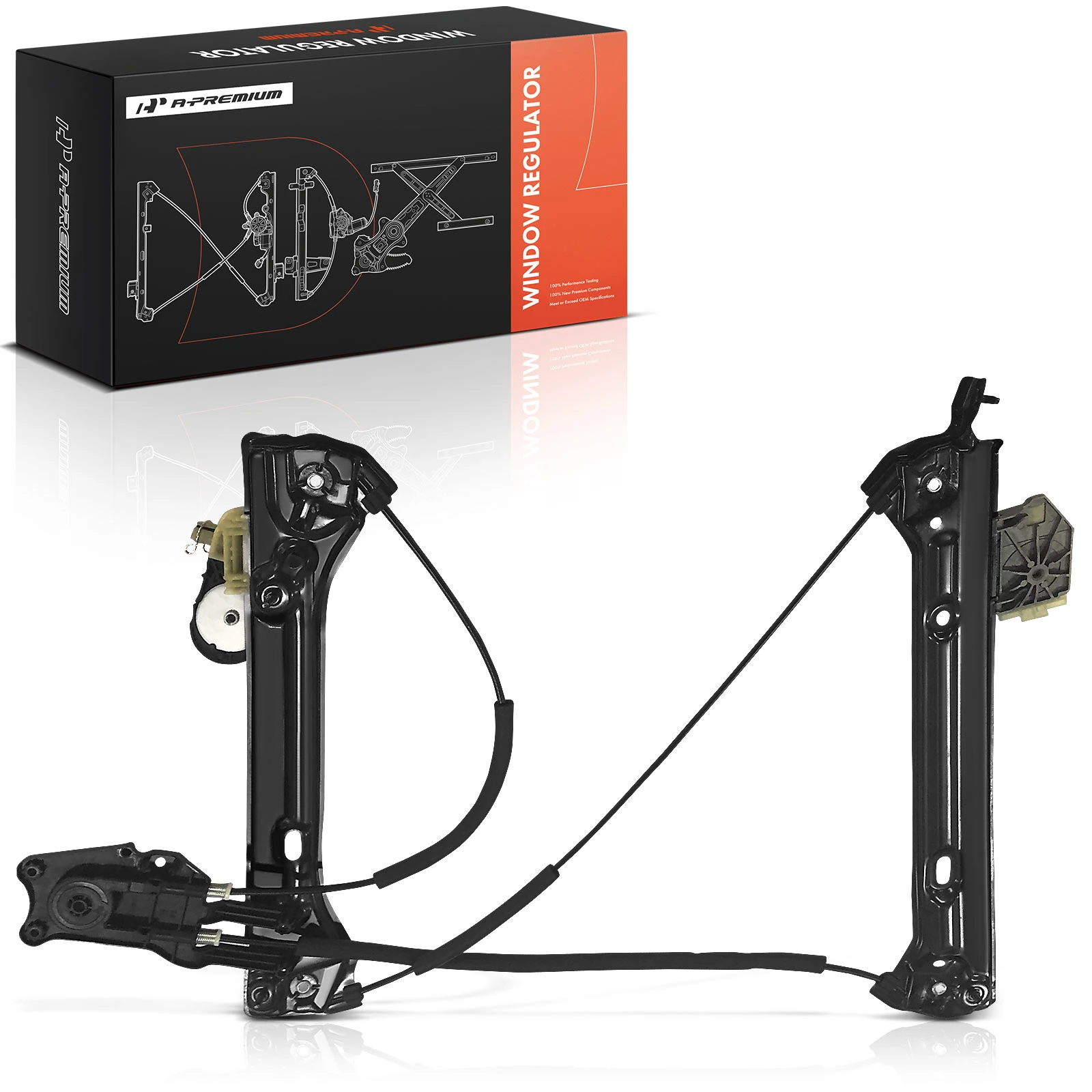 2014-2024 Mini Cooper 1pc Window Regulator Front Left Driver Side A-Premium APWR3845TW