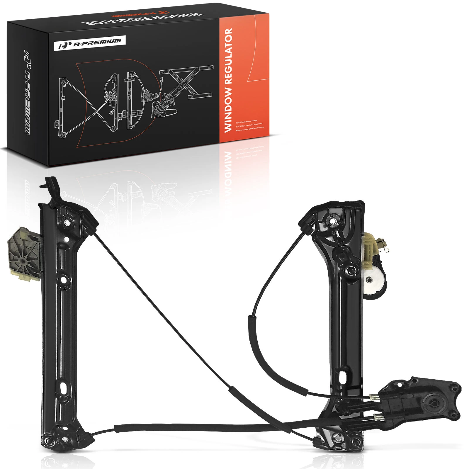 2014-2024 Mini Cooper 1pc Window Regulator Front Right Passenger Side A-Premium APWR3846TW