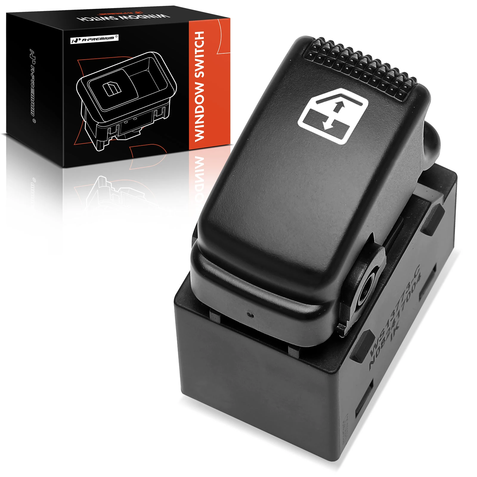 Rear Passenger Black Power Window Switch for 2004-2005 2007 Kia Sorento