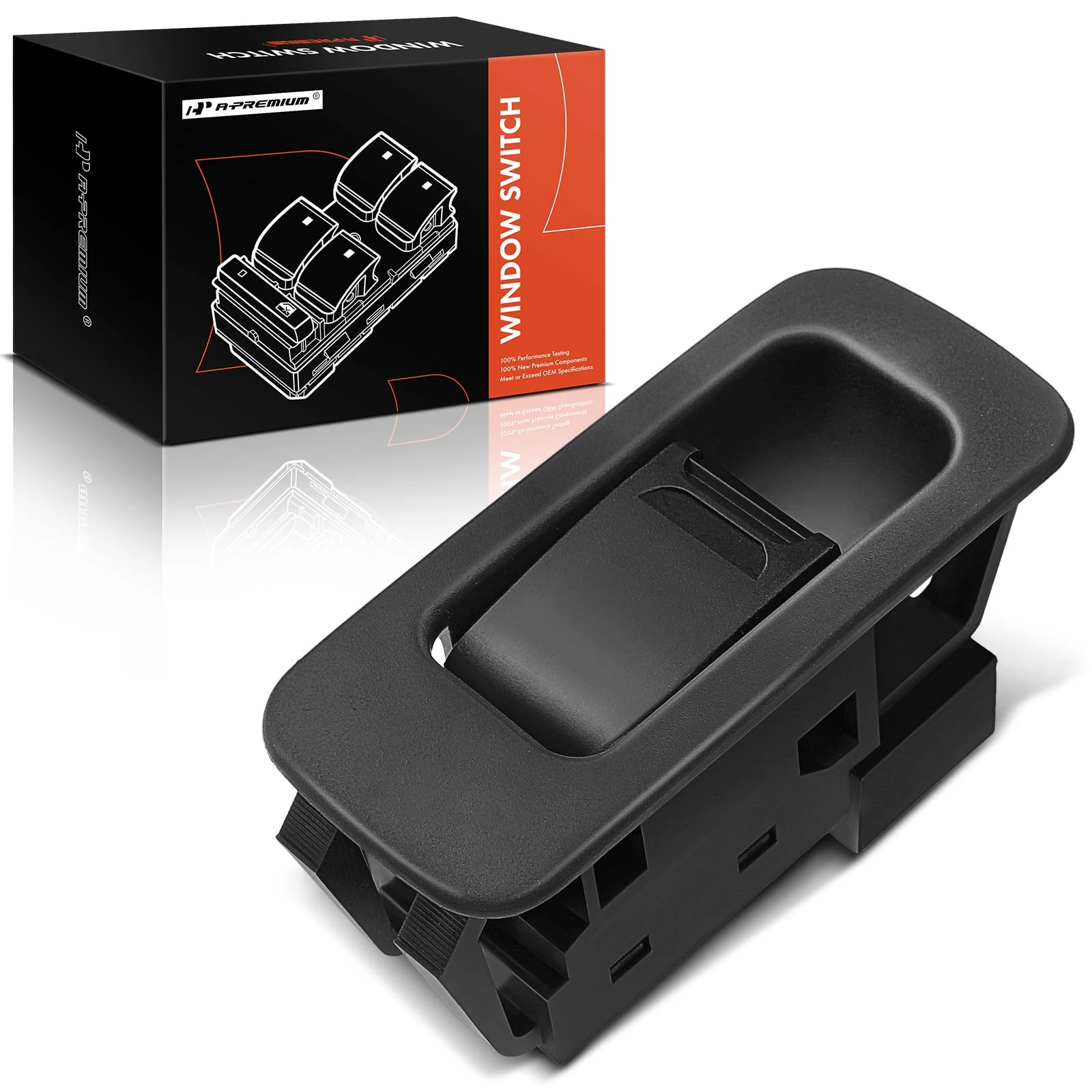 Front Passenger, Rear Driver or Passenger Power Window Switch