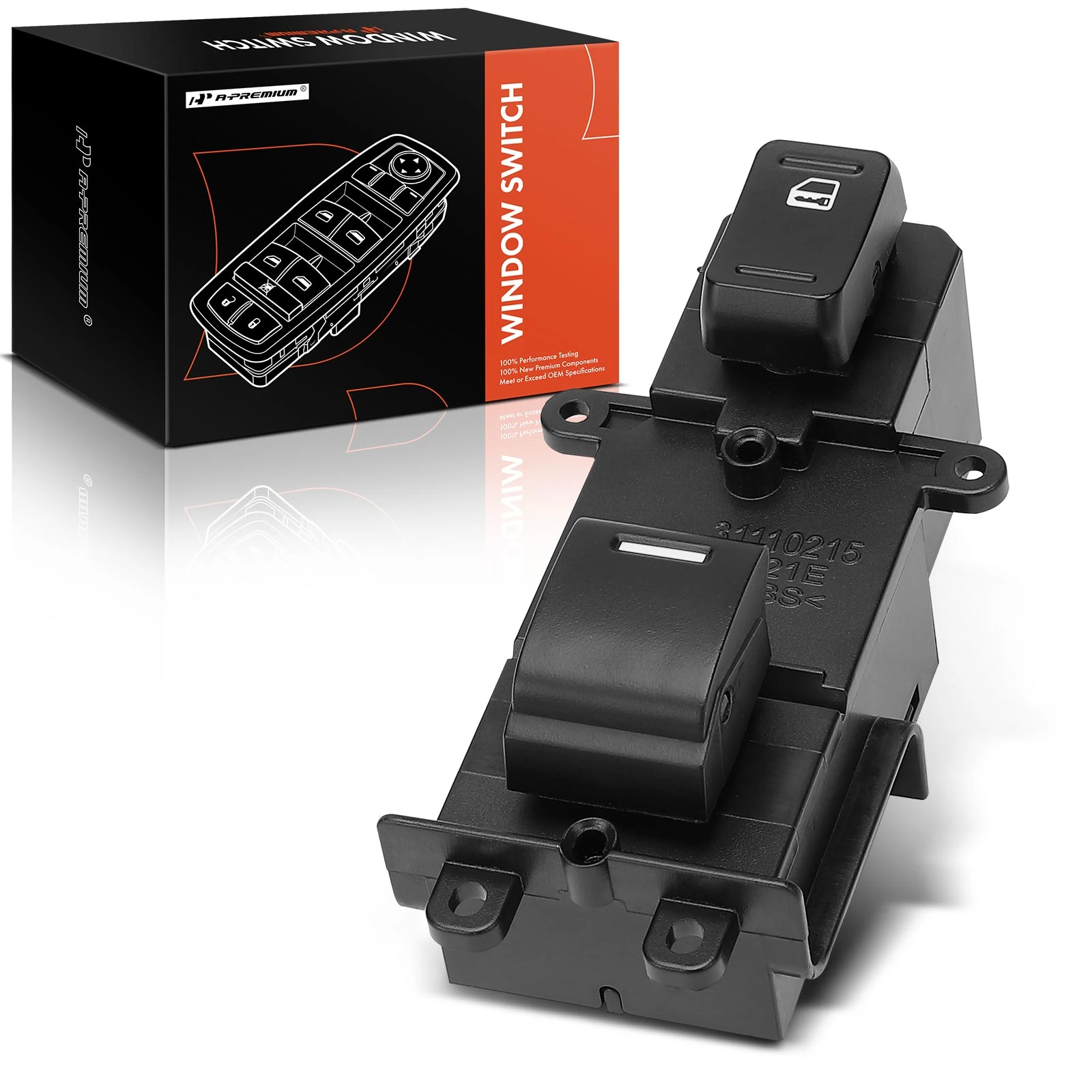 Front Passenger Power Window Switch for Honda CR-V 2007-2009 L4 2.4L 8 Pins