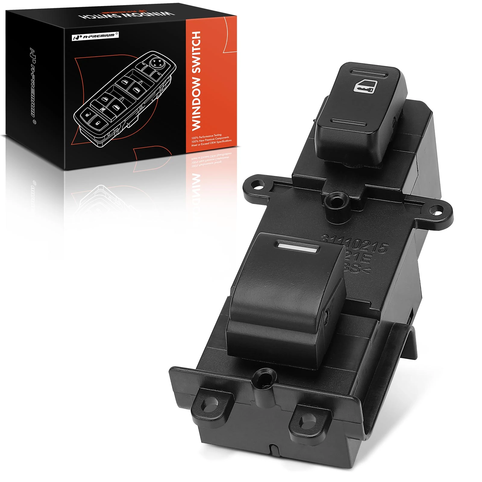 Front Passenger Power Window Switch for Honda CR-V 2007-2009 L4 2.4L 8 Pins