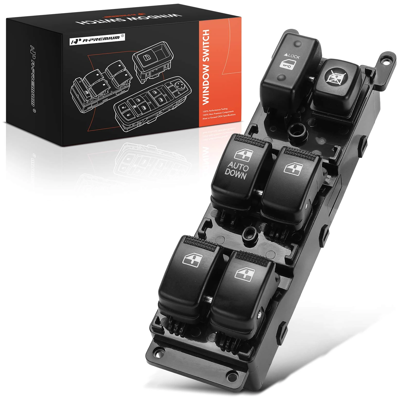 Front Driver Power Window Switch for 2007-2009 Kia Rio