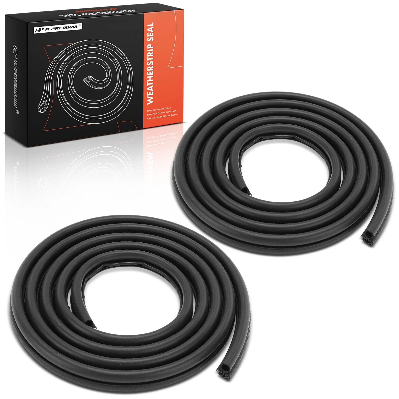 2 Pcs Front Door Weatherstrip Seal for 2002-2006 Cadillac Escalade EXT