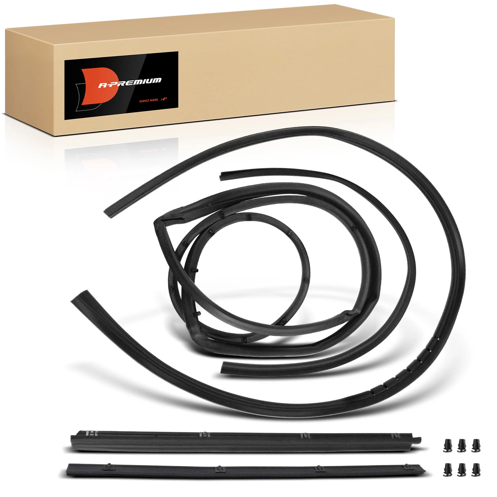 5 Pcs Driver Weatherstrip Seal for 1981-1985 Jeep Scrambler