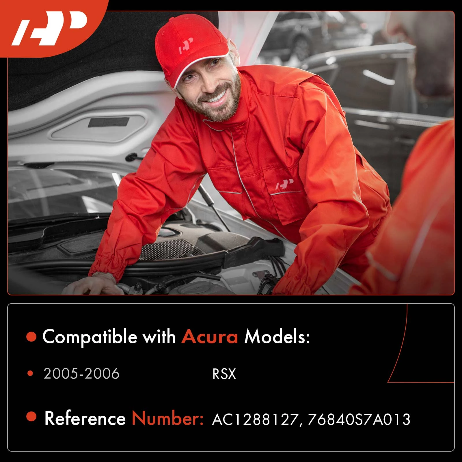 Windshield Washer Reservoir with Filler Neck & Pump & Hose for Acura RSX 2005-2006