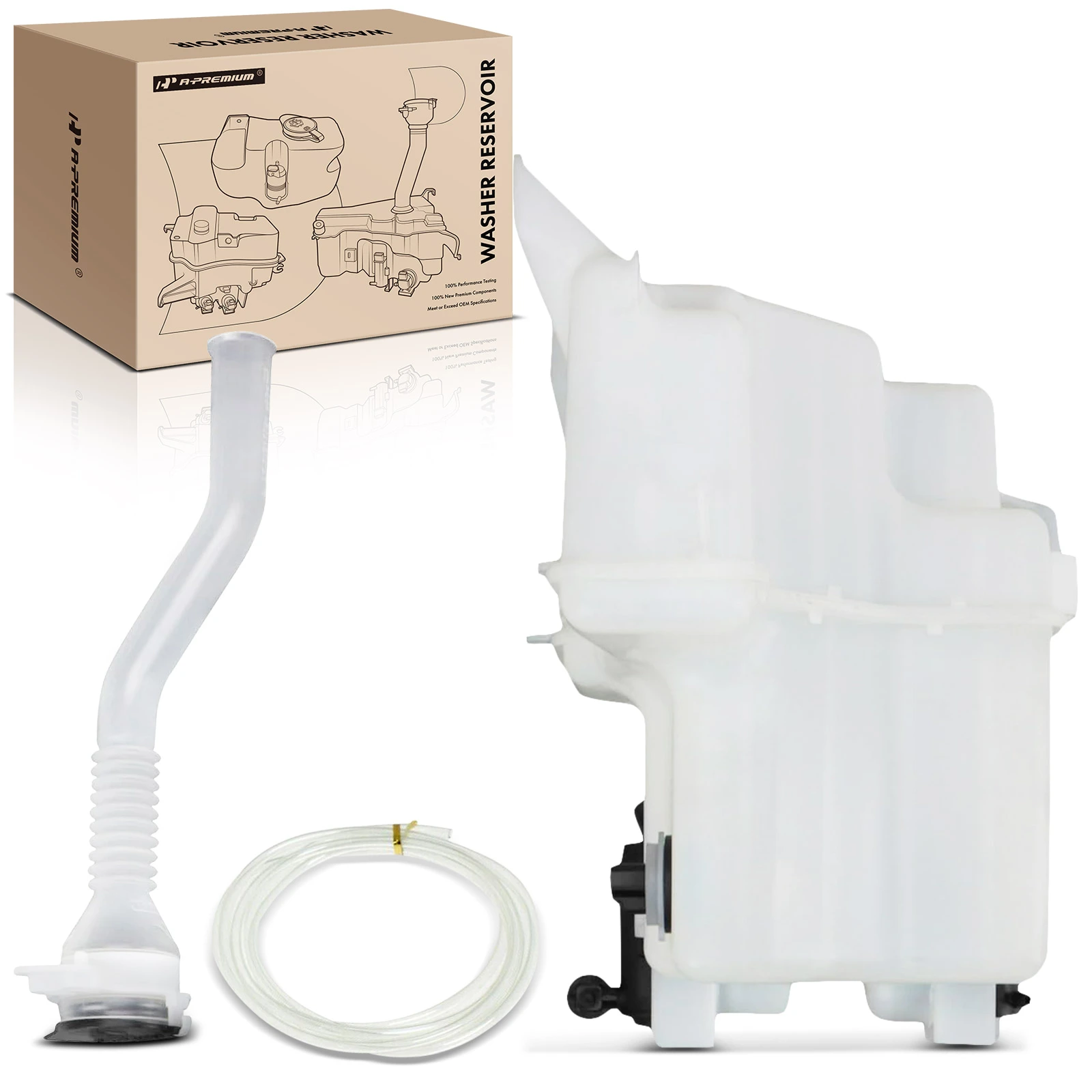 Windshield Washer Reservoir Tank with Cap