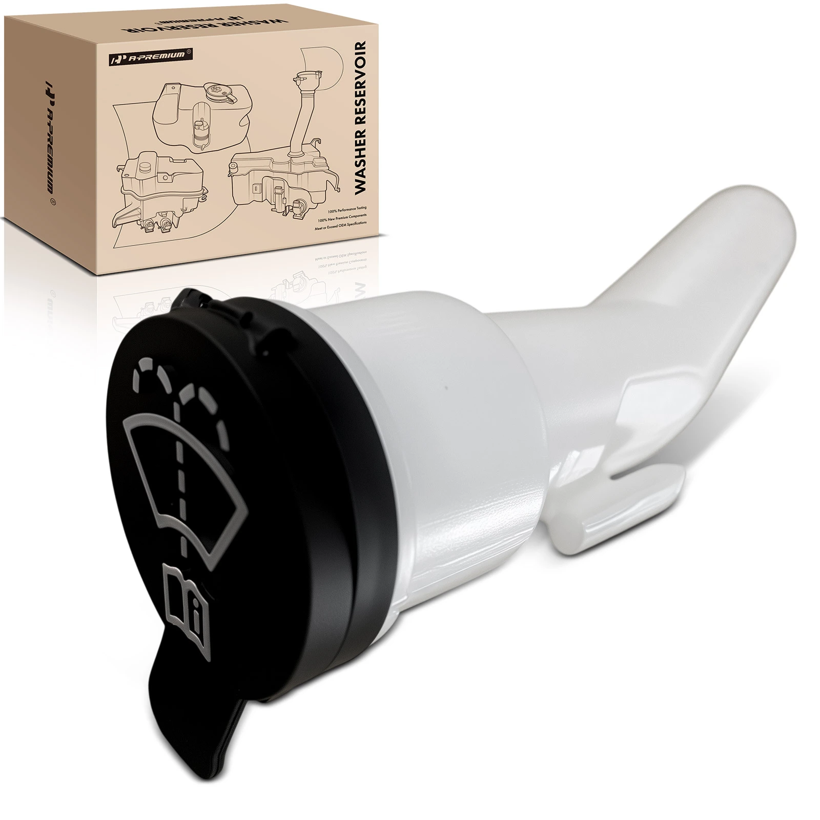 Windshield Washer Reservoir Filler Neck with Cap