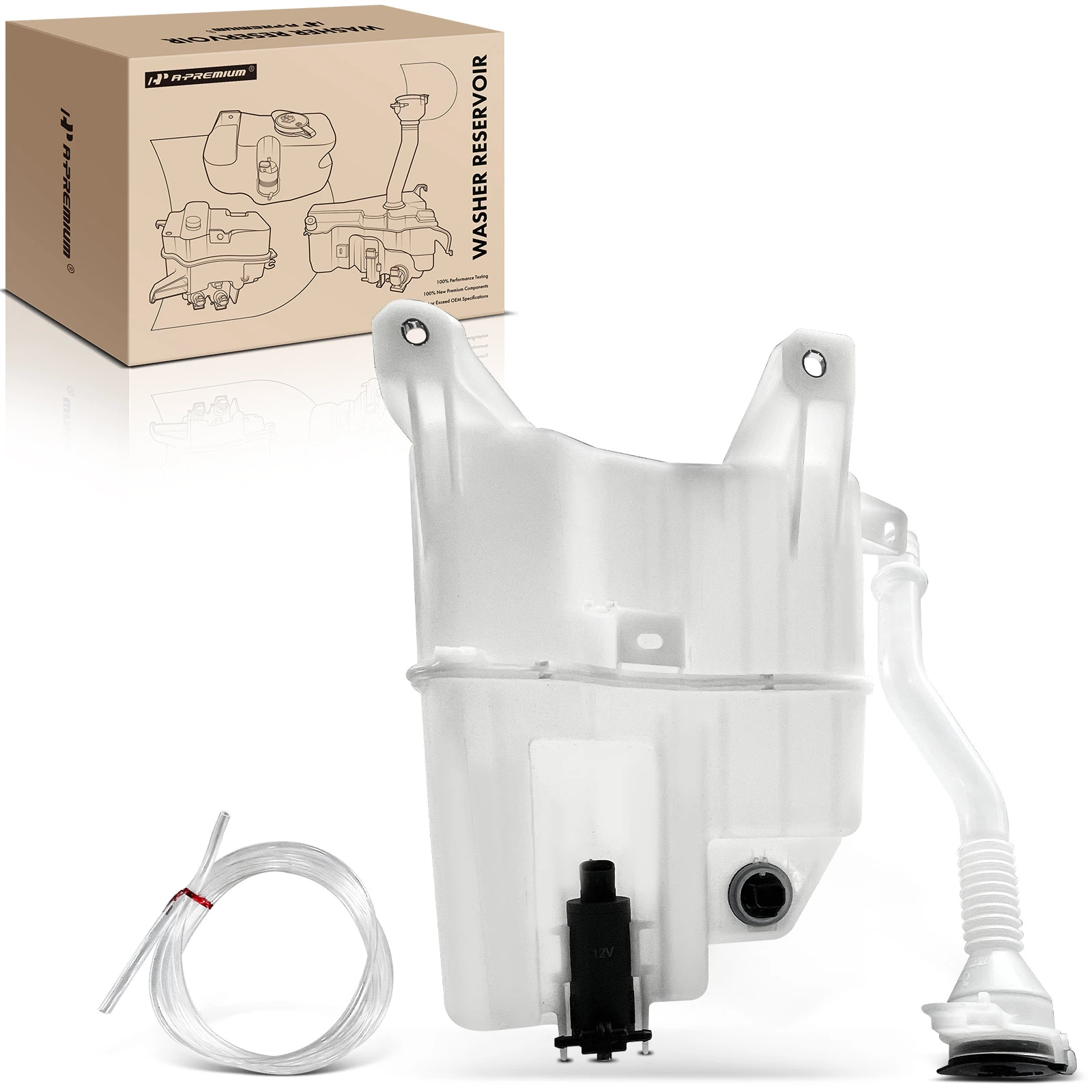 Windshield Washer Reservoir Tank with Cap