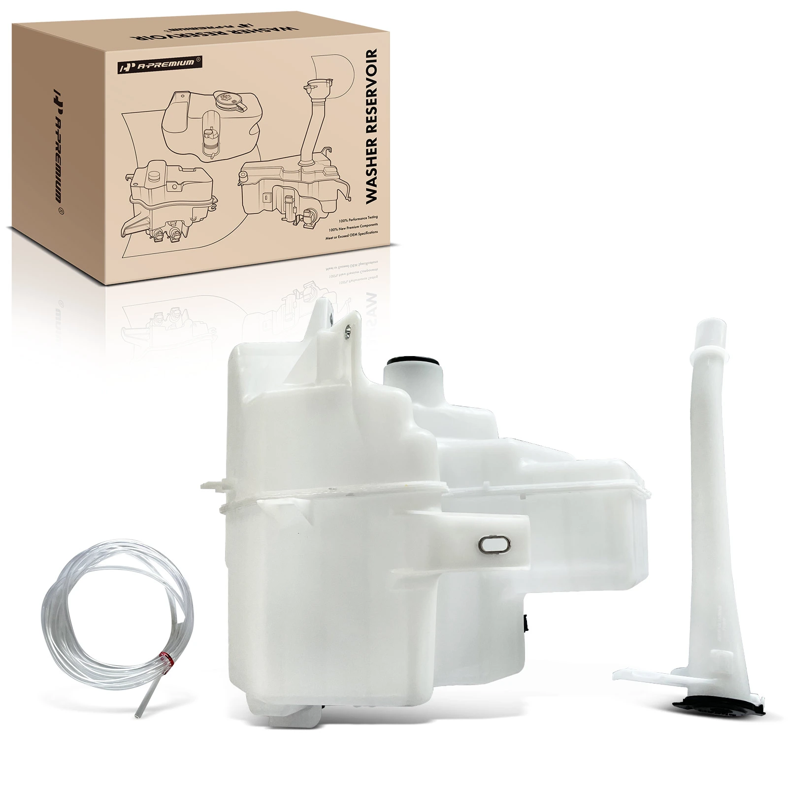 Windshield Washer Reservoir with Pump & Cap & Sensor for Toyota Corolla Cross 2.0L