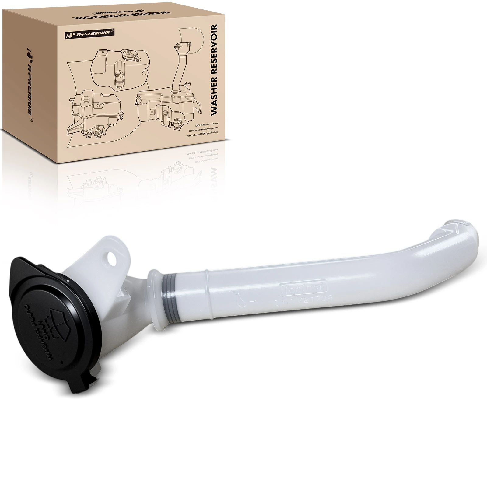 Windshield Washer Reservoir Filler Pipe with Cap