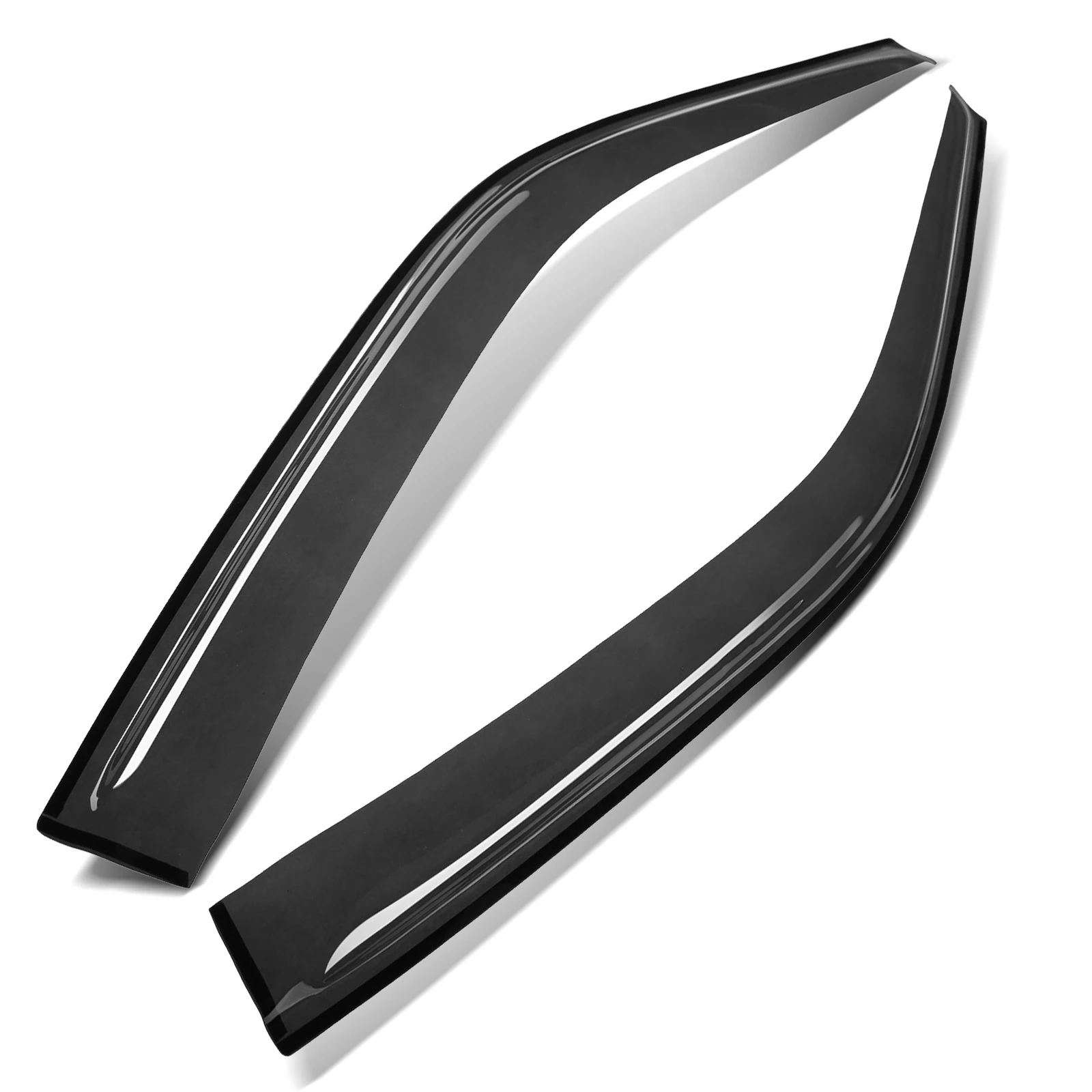 2 Pcs Window Visor Vent Rain Guards Shields for 1996-2000 Honda Civic