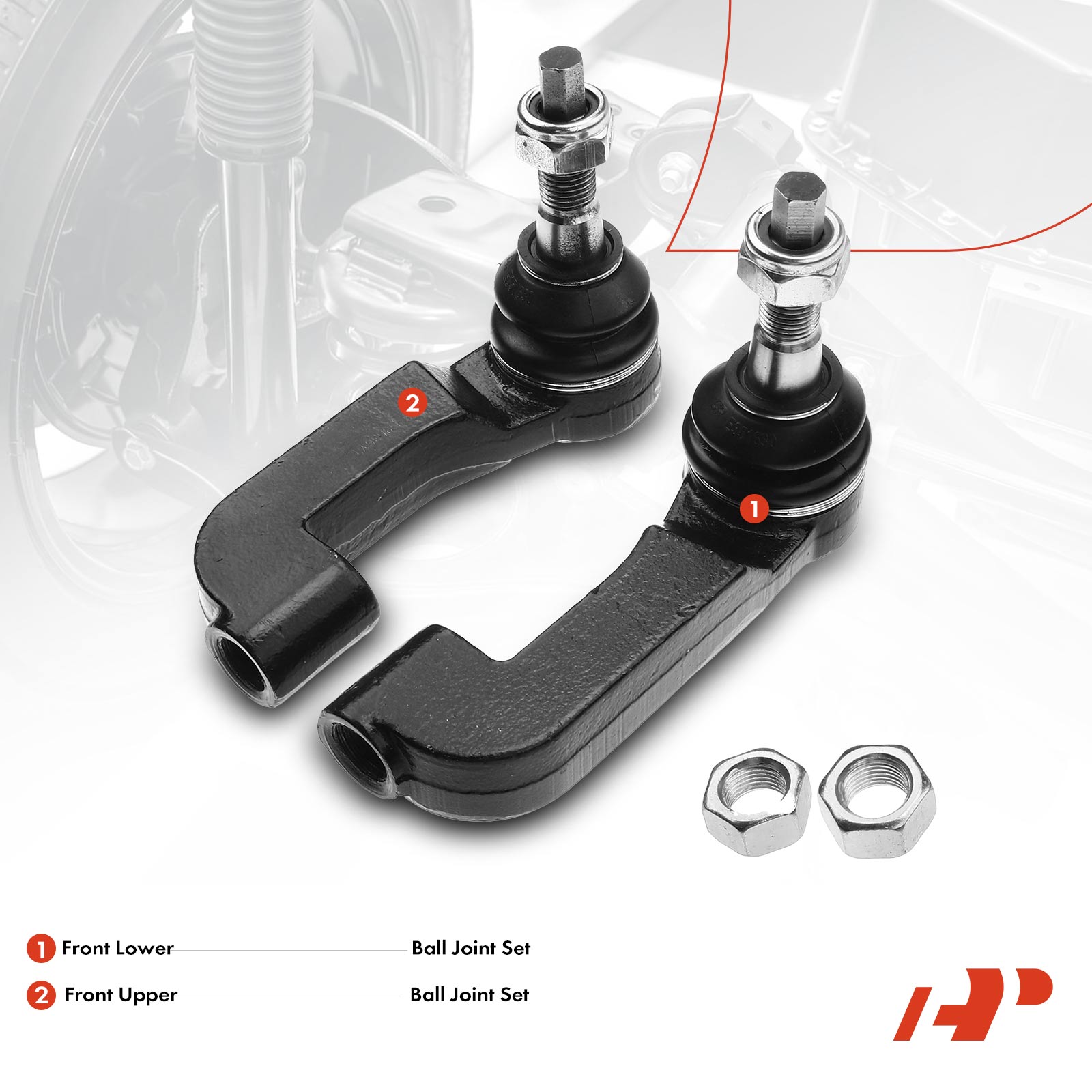 3 Pcs Rack and Pinion & Tie Rod End Kit for Jeep Liberty 2002-2005 L4 2.4L SUV