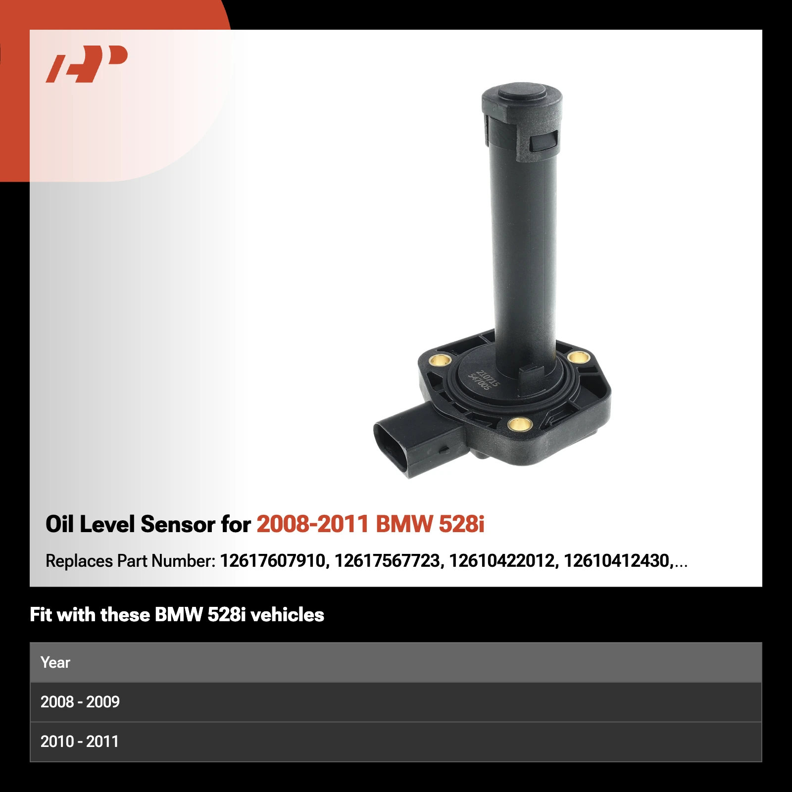 Oil Level Sensor for 2008-2011 BMW 528i