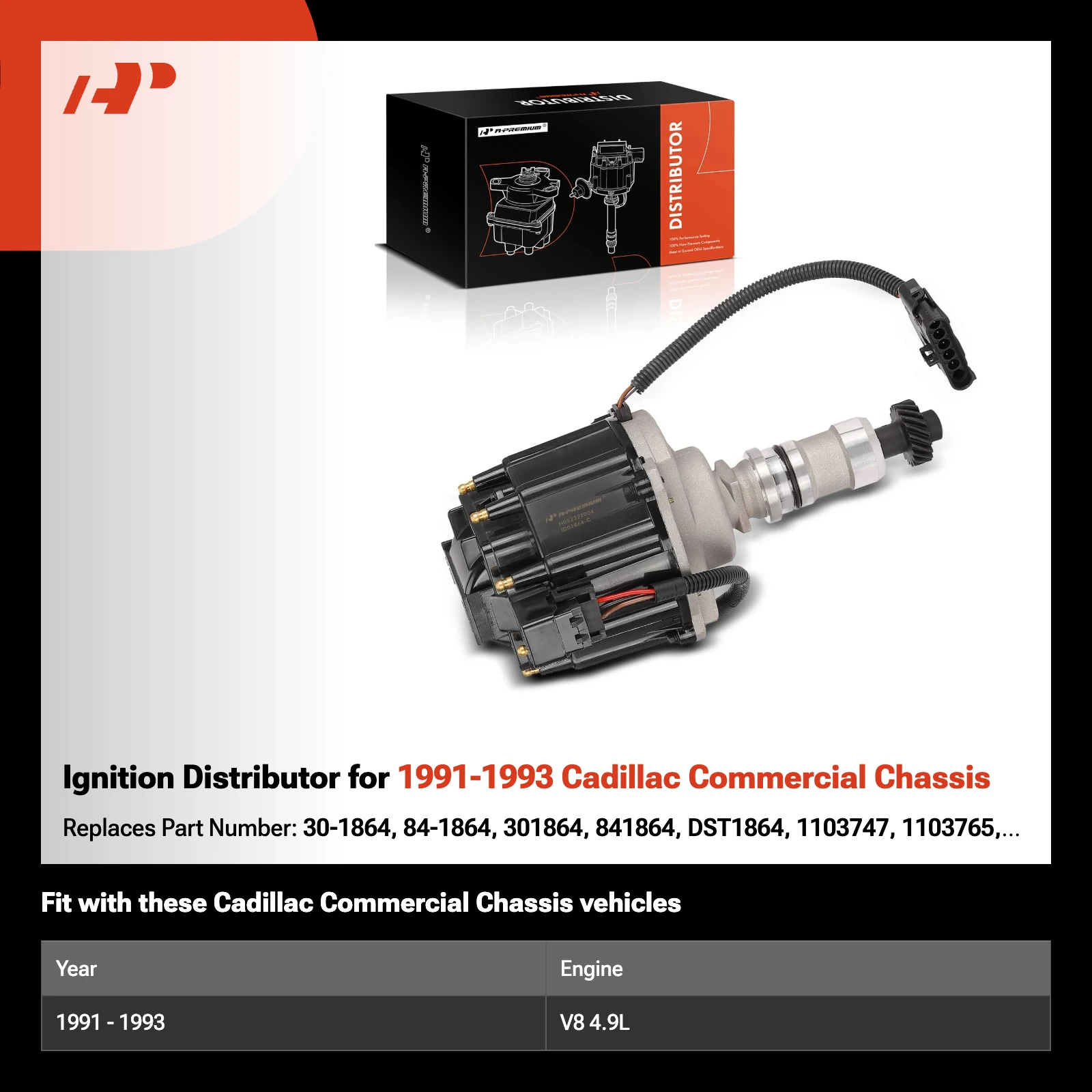 Ignition Distributor for 1991-1993 Cadillac Commercial Chassis