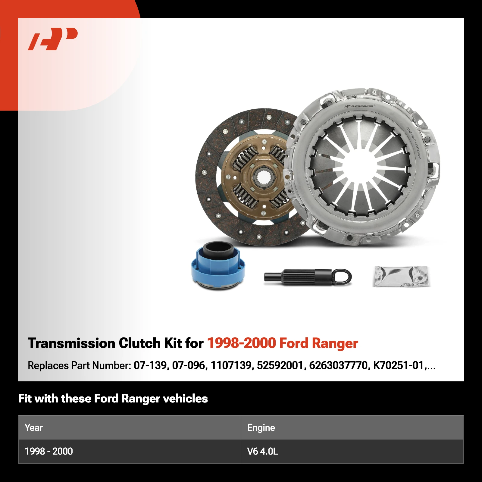 Transmission Clutch Kit for 1998-2000 Ford Ranger