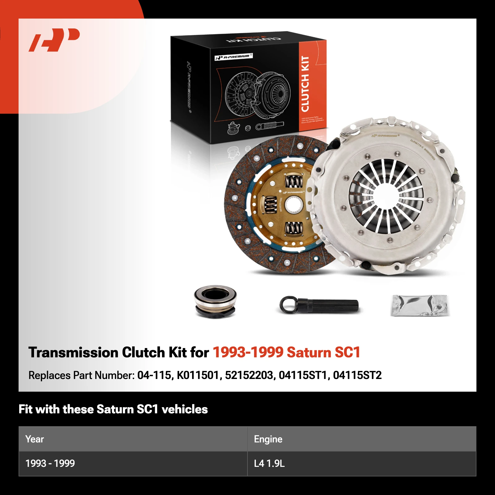 Transmission Clutch Kit for 1993-1999 Saturn SC1