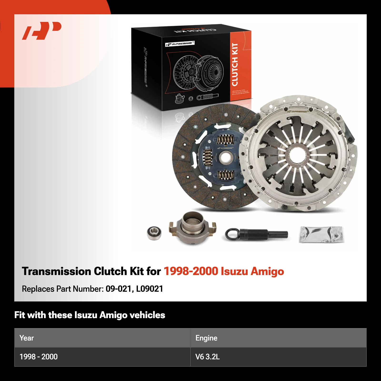 Transmission Clutch Kit for 1998-2000 Isuzu Amigo