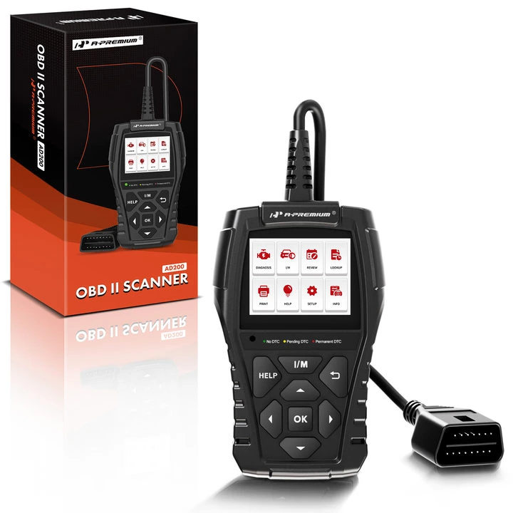A-Premium 2024 AD200 Professional OBD2 Scanner Car Diagnostic Tool, Upgraded Fault Code Scanner