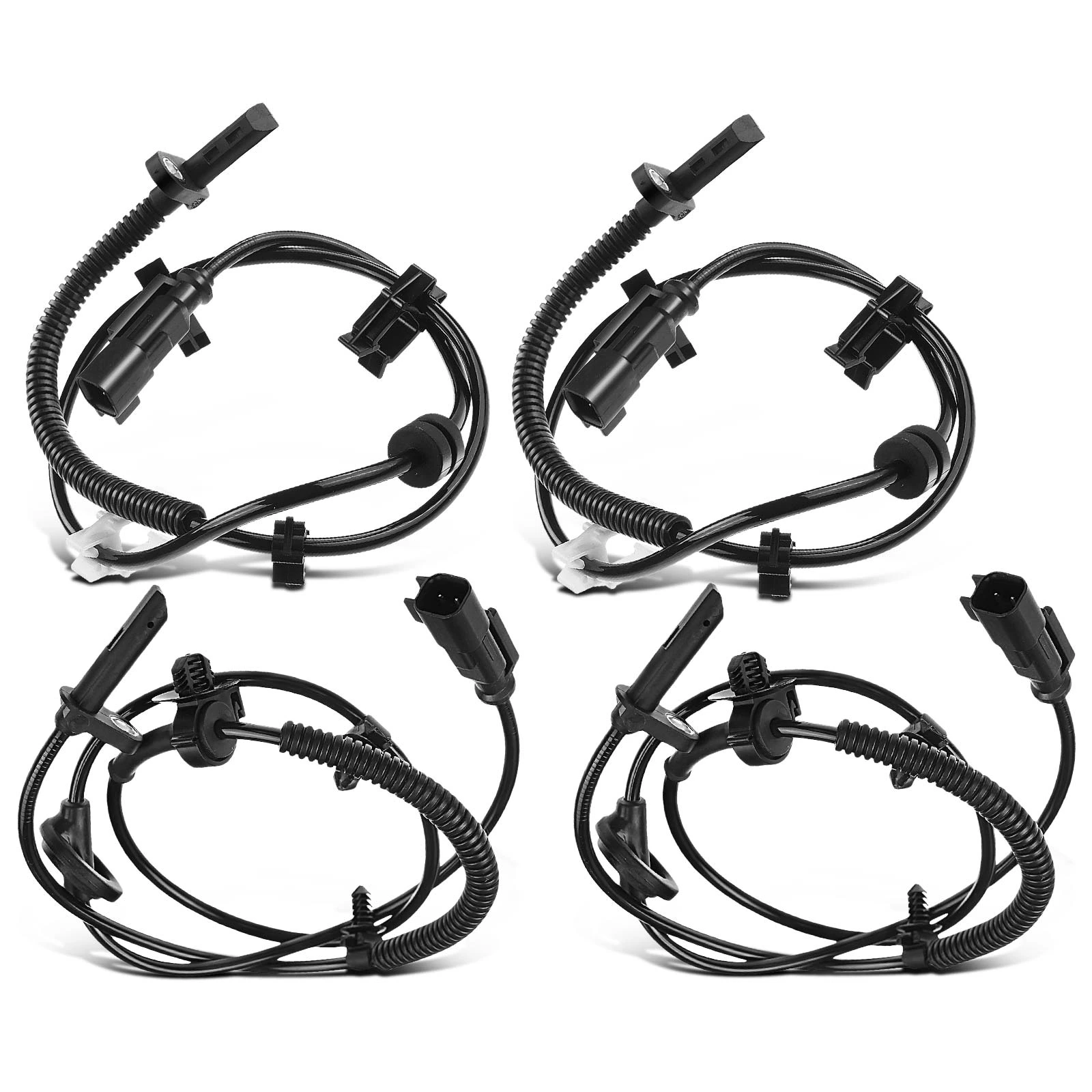 4 Pcs Front & Rear ABS Wheel Speed Sensor for 2009-2017 Chevrolet Traverse
