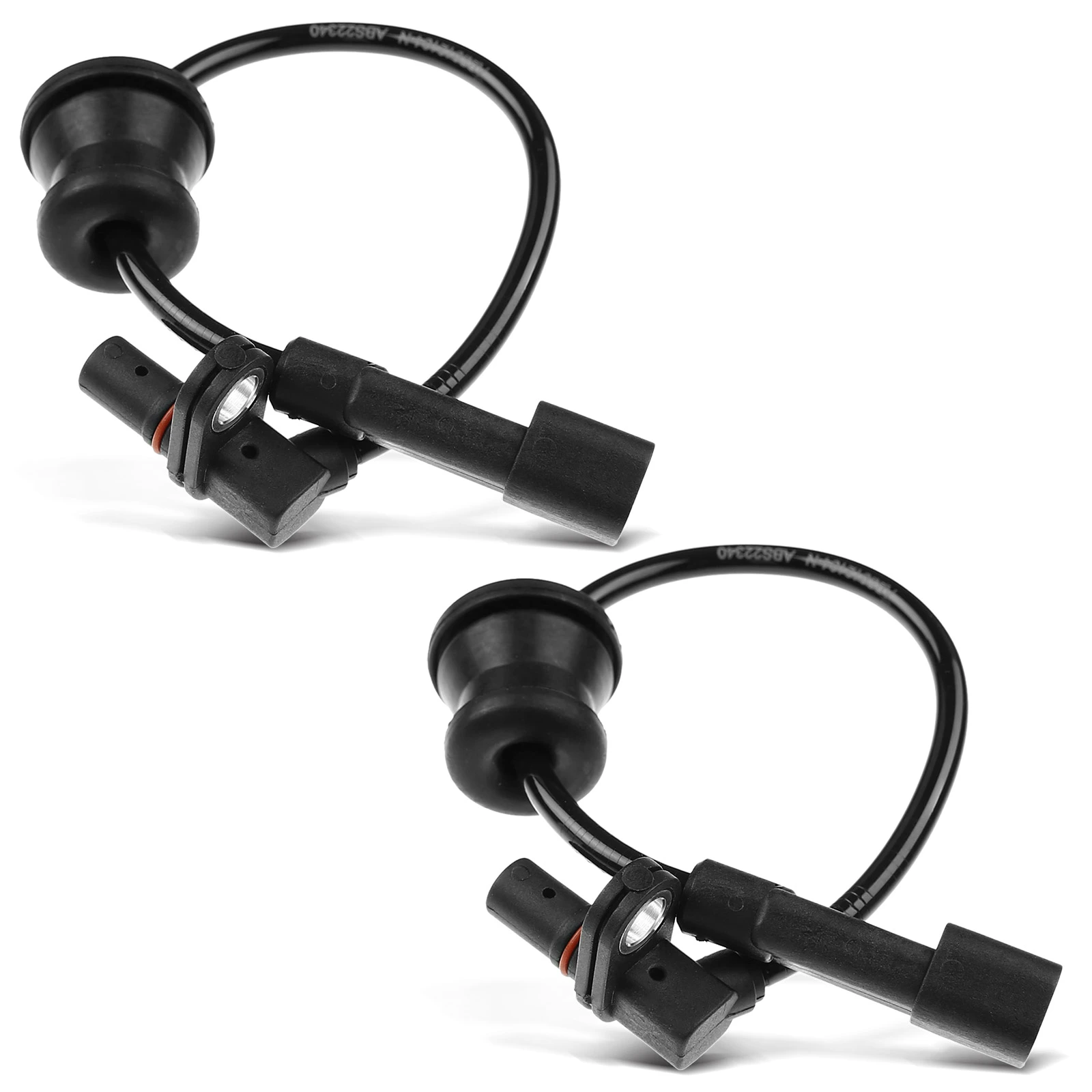 2 Pcs Rear ABS Wheel Speed Sensor