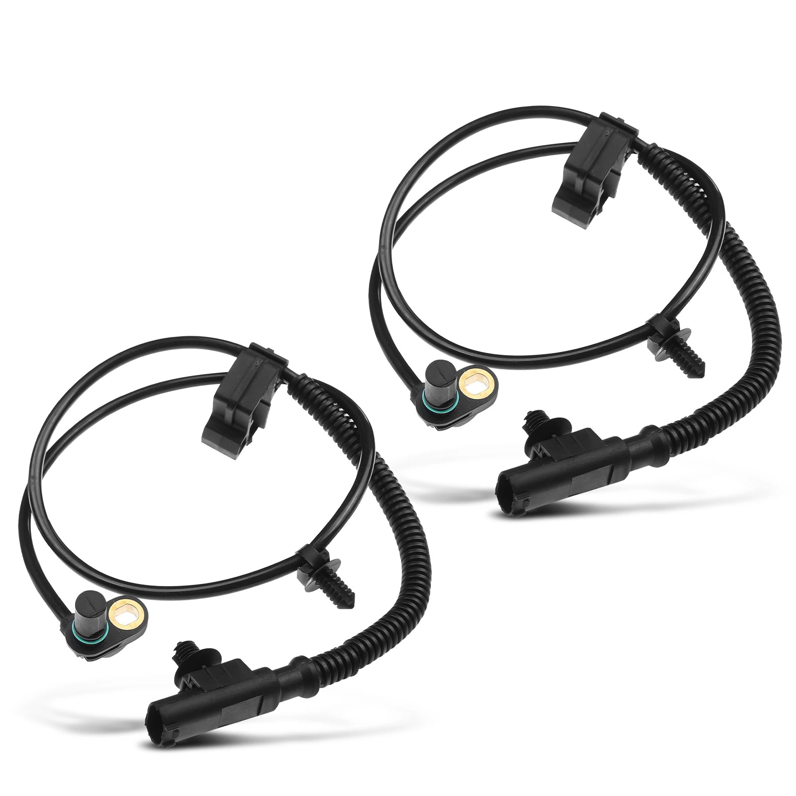 2 Pcs Front ABS Wheel Speed Sensor for 2006-2009 Mitsubishi Raider