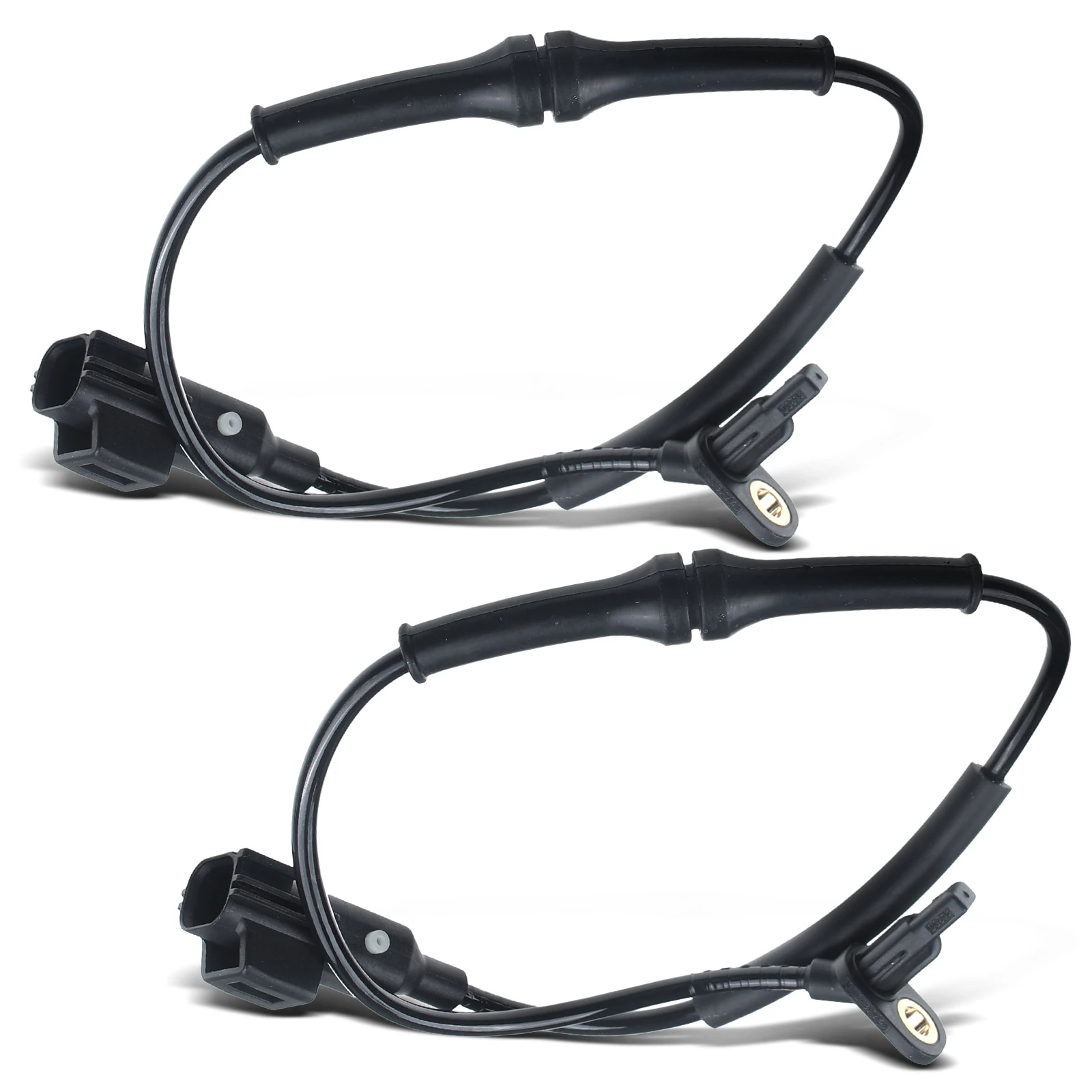 2 Pcs Rear ABS Wheel Speed Sensor