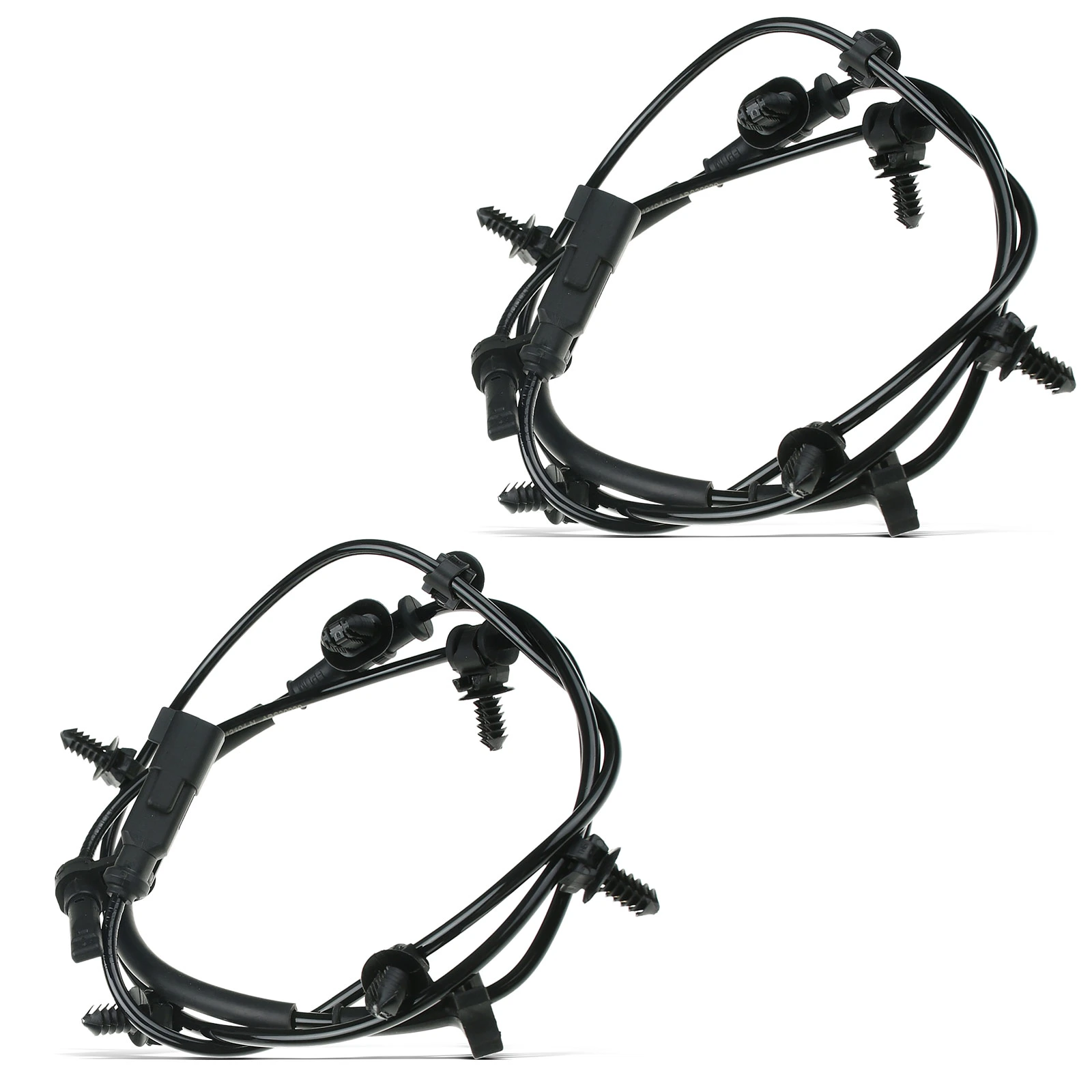2 Pcs Front ABS Wheel Speed Sensor