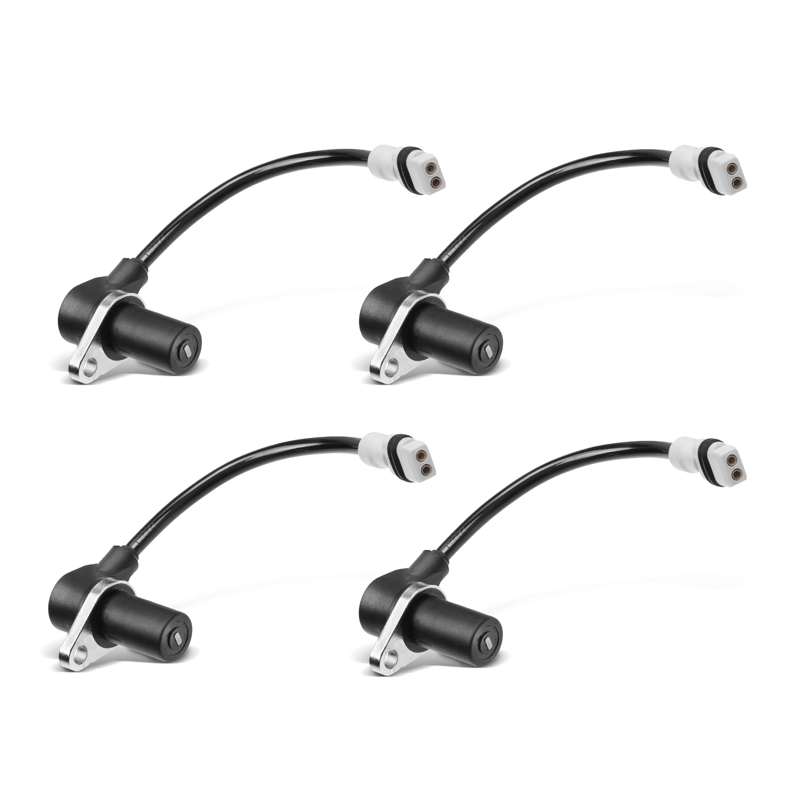 4 Pcs Front & Rear ABS Wheel Speed Sensor for 1997-2004 Porsche Boxster