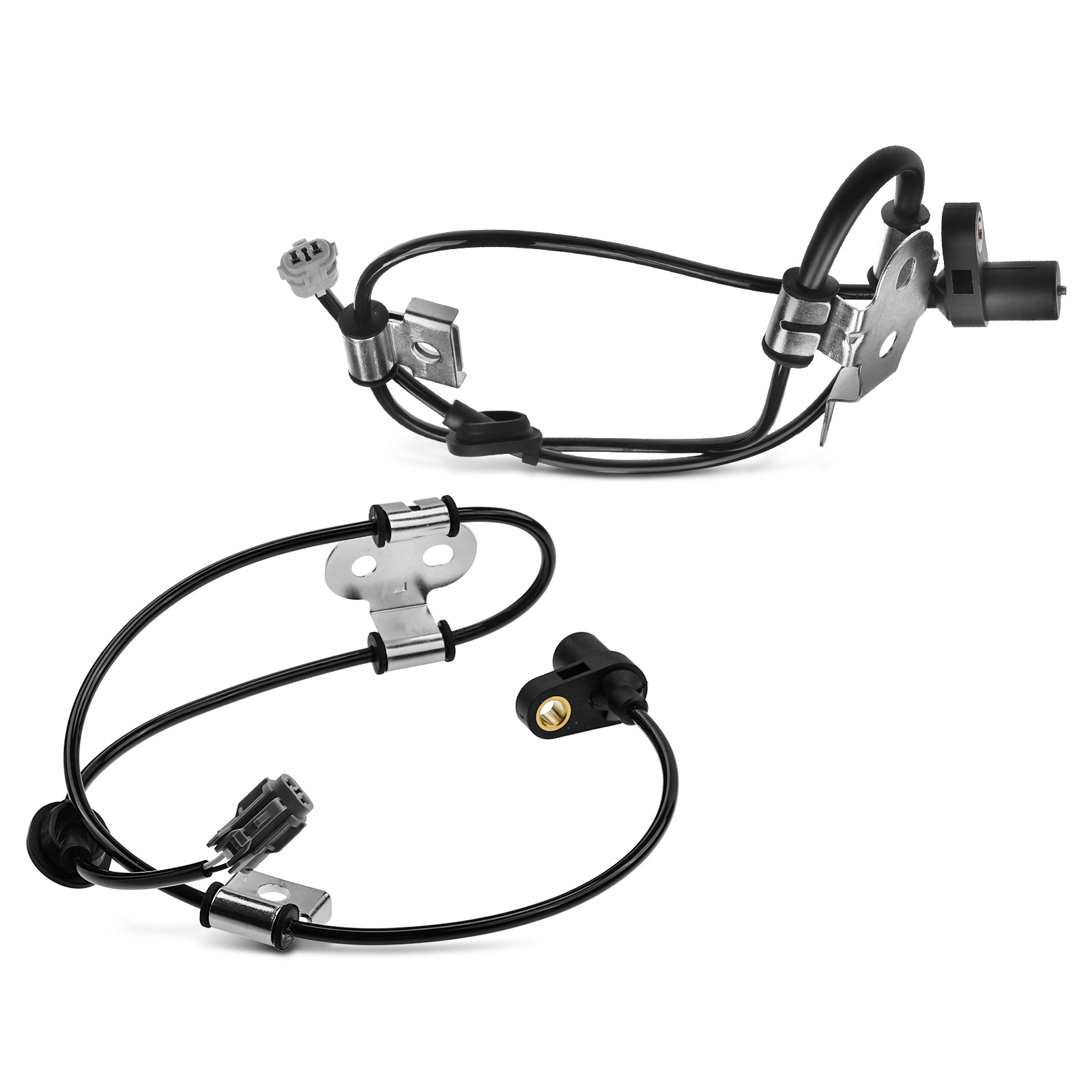 2 Pcs Front ABS Wheel Speed Sensor