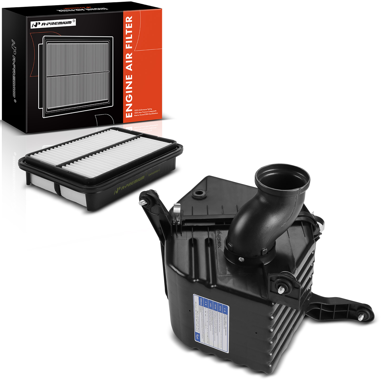 Engine Air Cleaner Filter Box with Air Filter