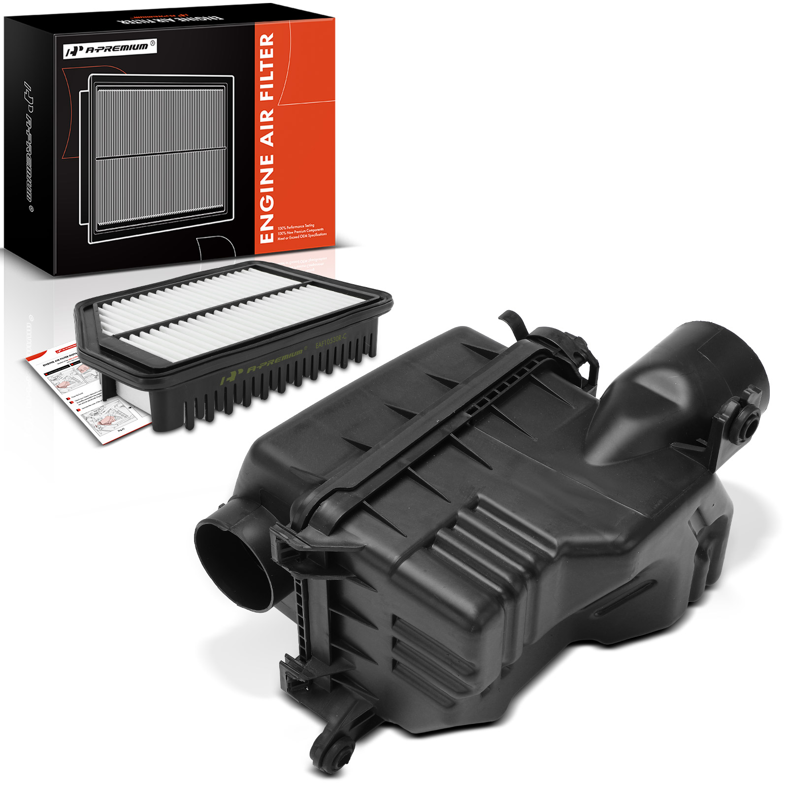 Engine Air Cleaner Filter Box with Air Filter