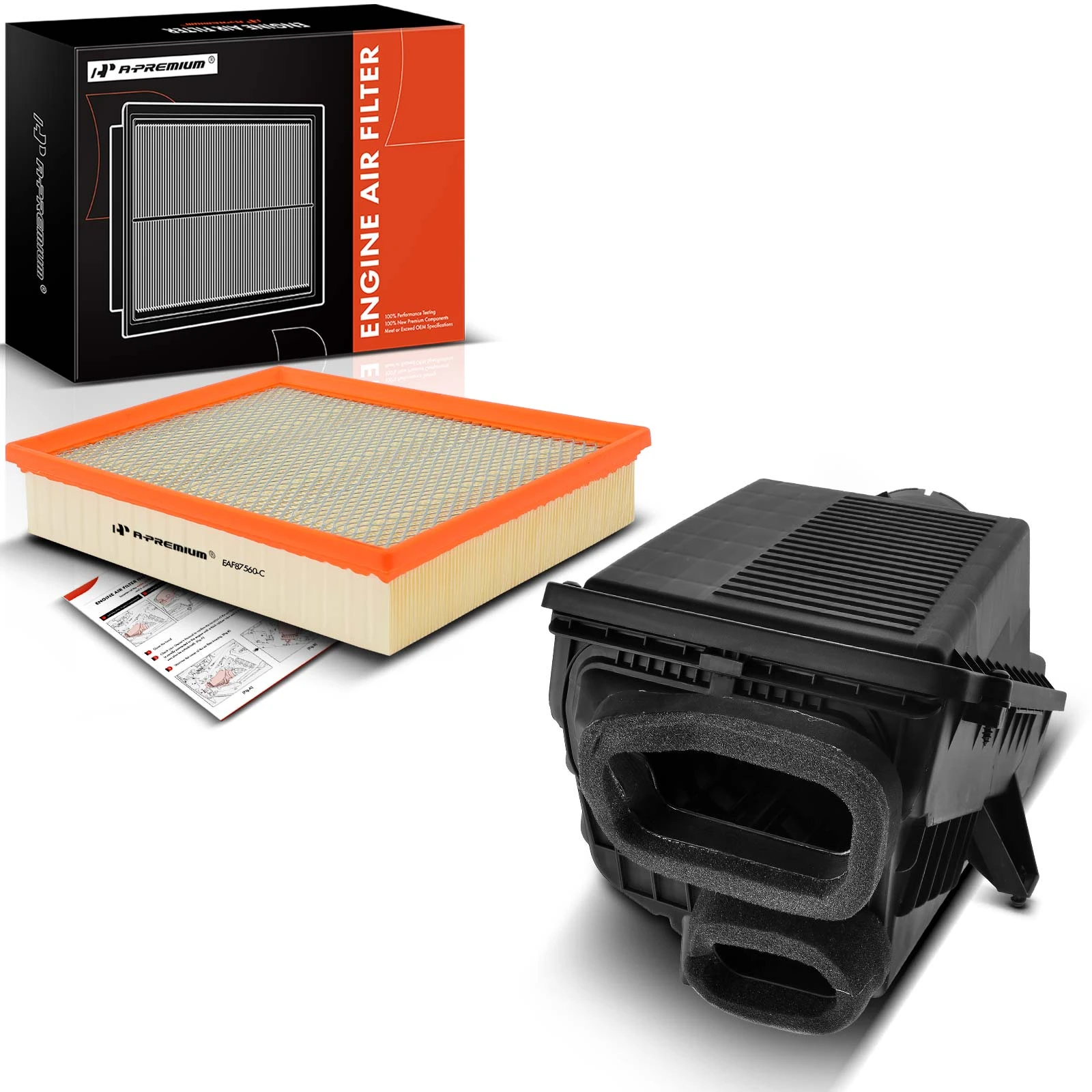 Engine Air Cleaner Filter Box with Air Filter