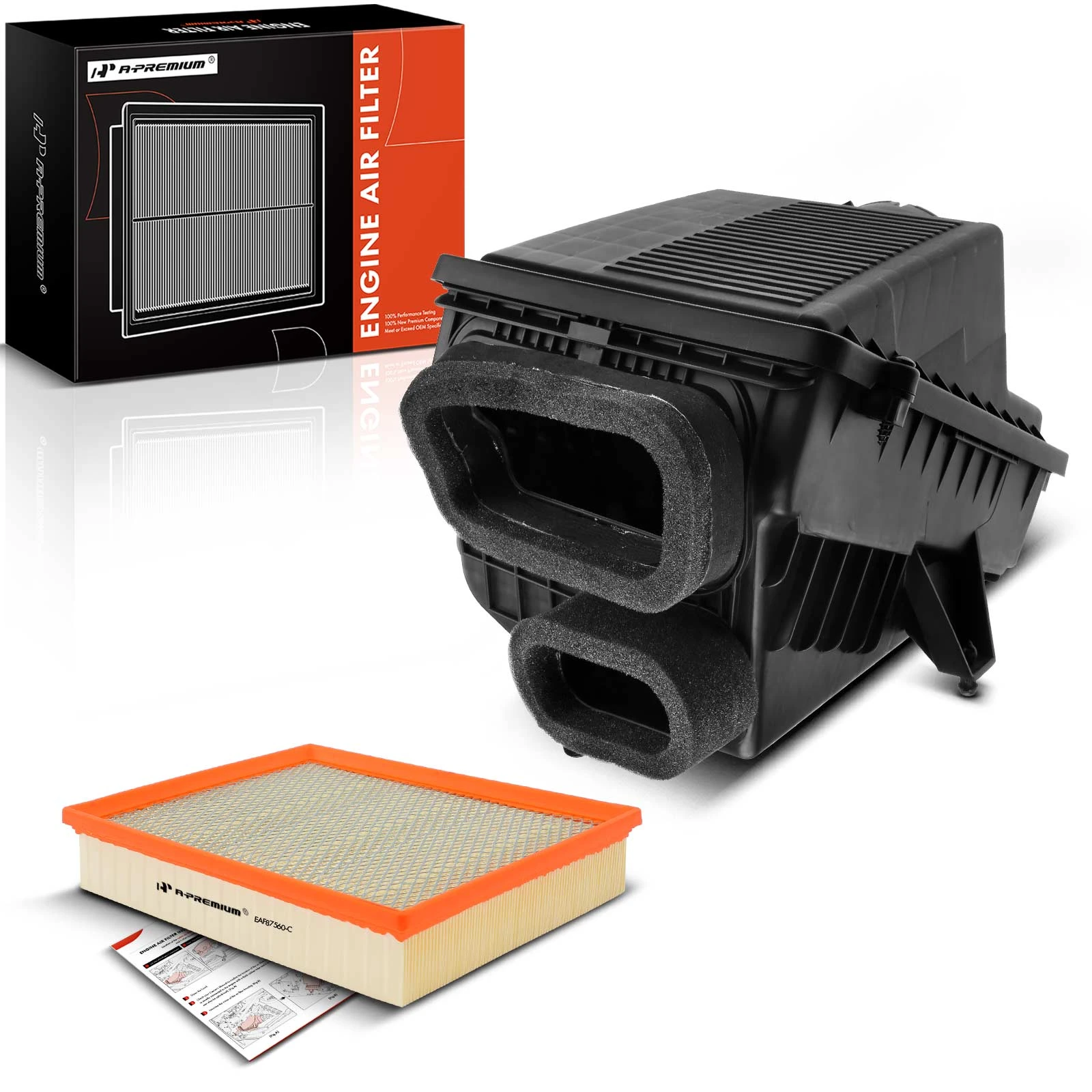 Engine Air Cleaner Filter Box with Air Filter