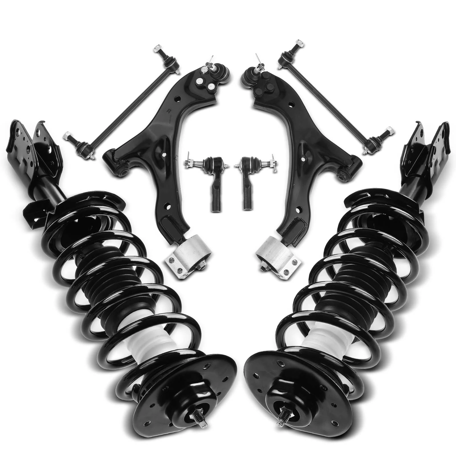 2006 Pontiac Torrent 8-Pc Shock Strut Coil Spring and Control Arm Kit, Front Side A-Premium APCA5319
