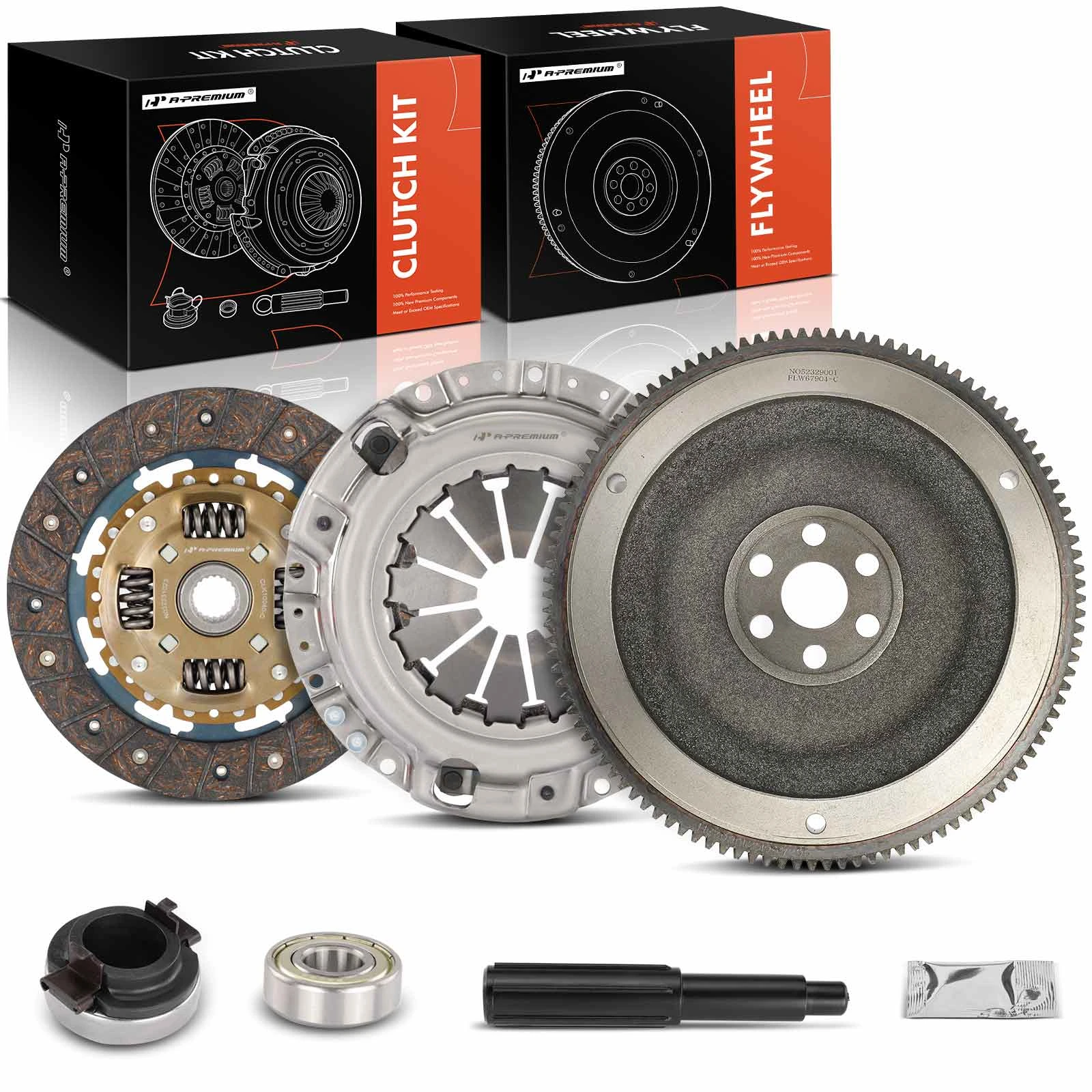 Transmission Clutch Kit & Flywheel for 2011-2014 Mazda 2
